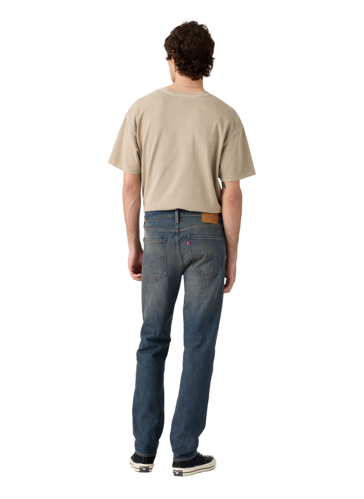Straight-cut cotton-blend jeans LEVI'S Blue