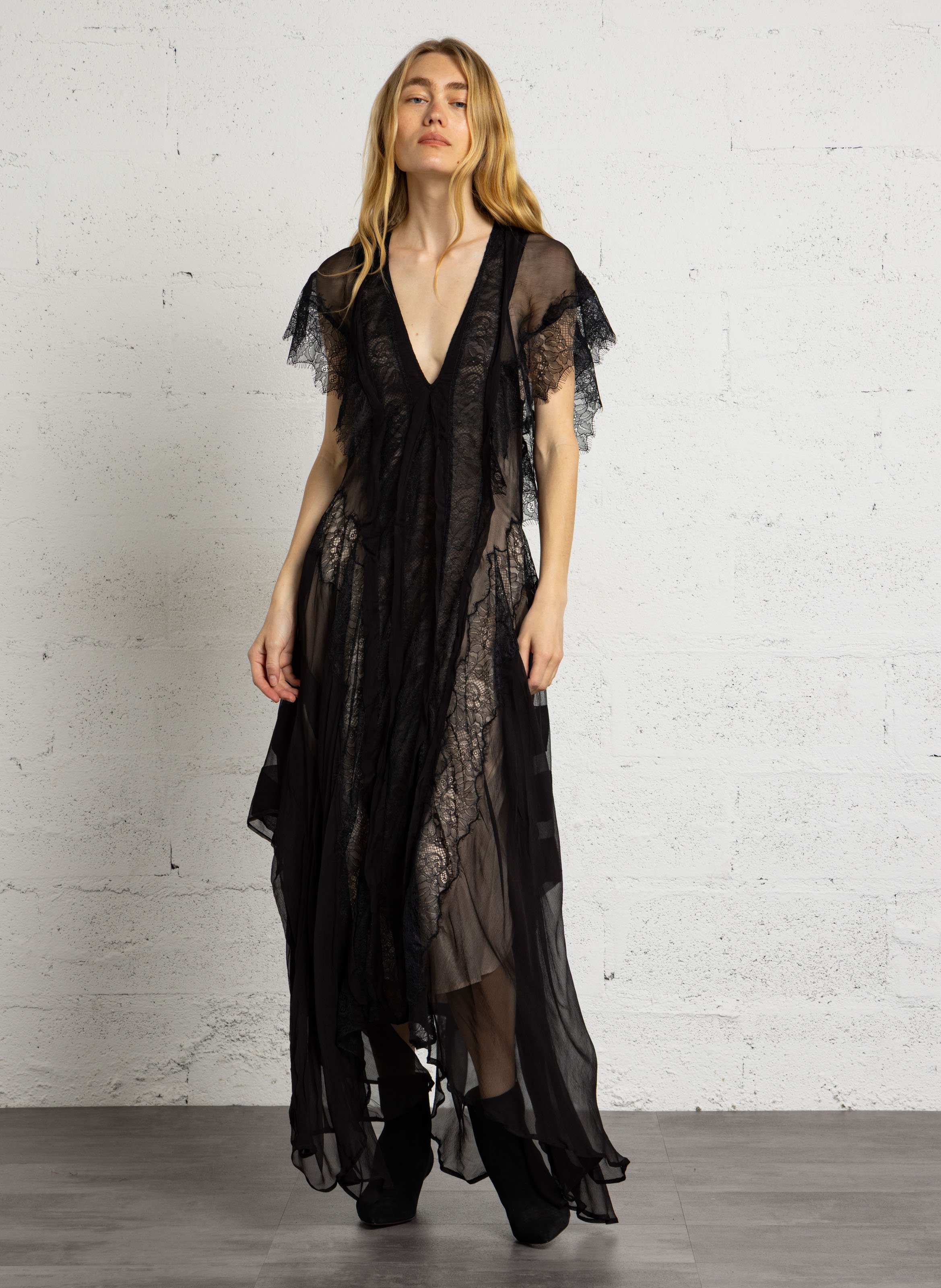 Bottines en cuir kamille ANTHOLOGY Noir