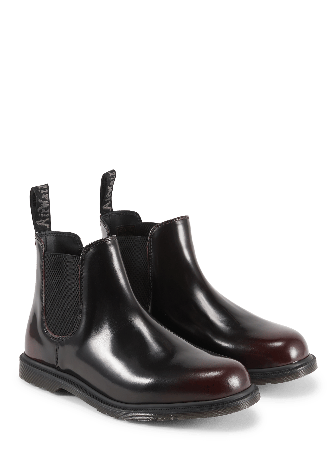Leather ankle boots DR. MARTENS Red