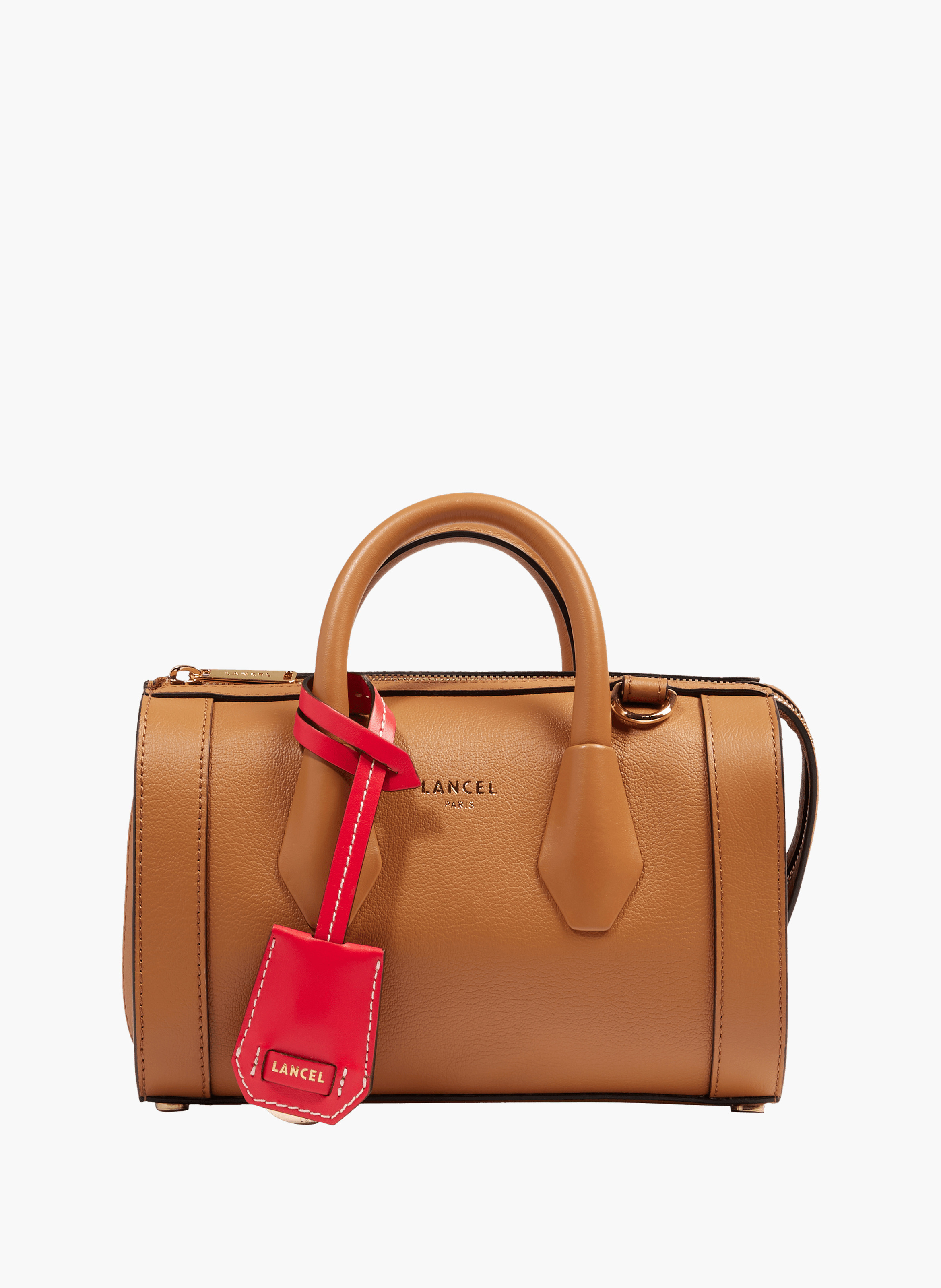 Mini sac bowling bcbg de lancel en cuir LANCEL Marron