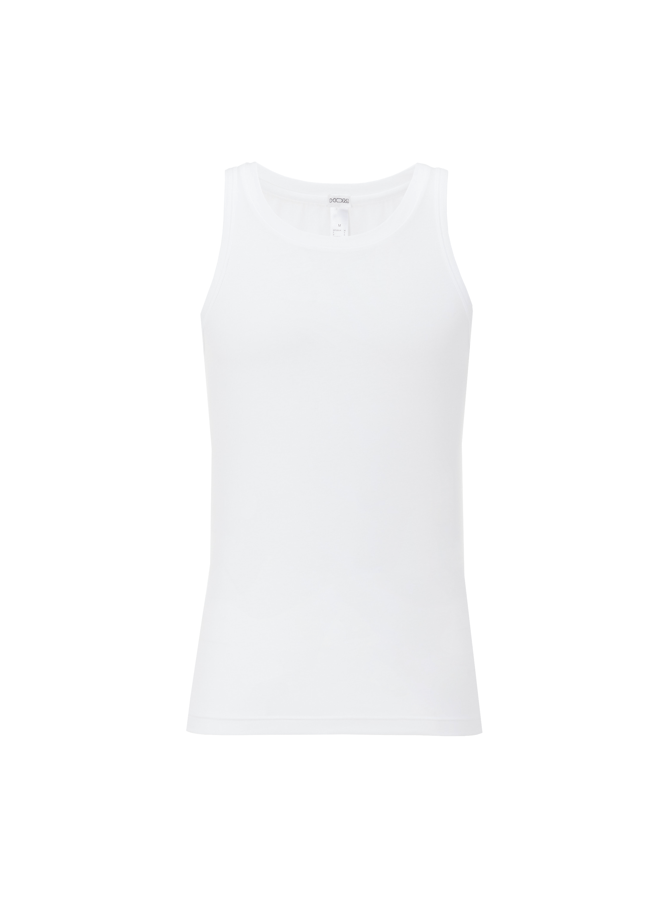 HOM Sleeveless cotton top White