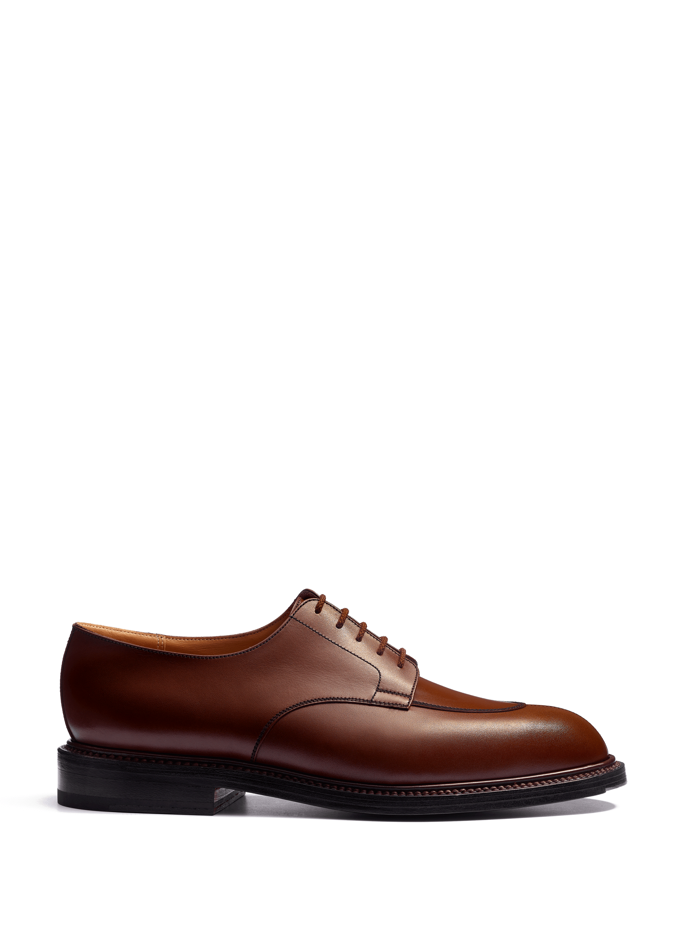 J.M. WESTON Half-Hunt leather derby shoes  No color