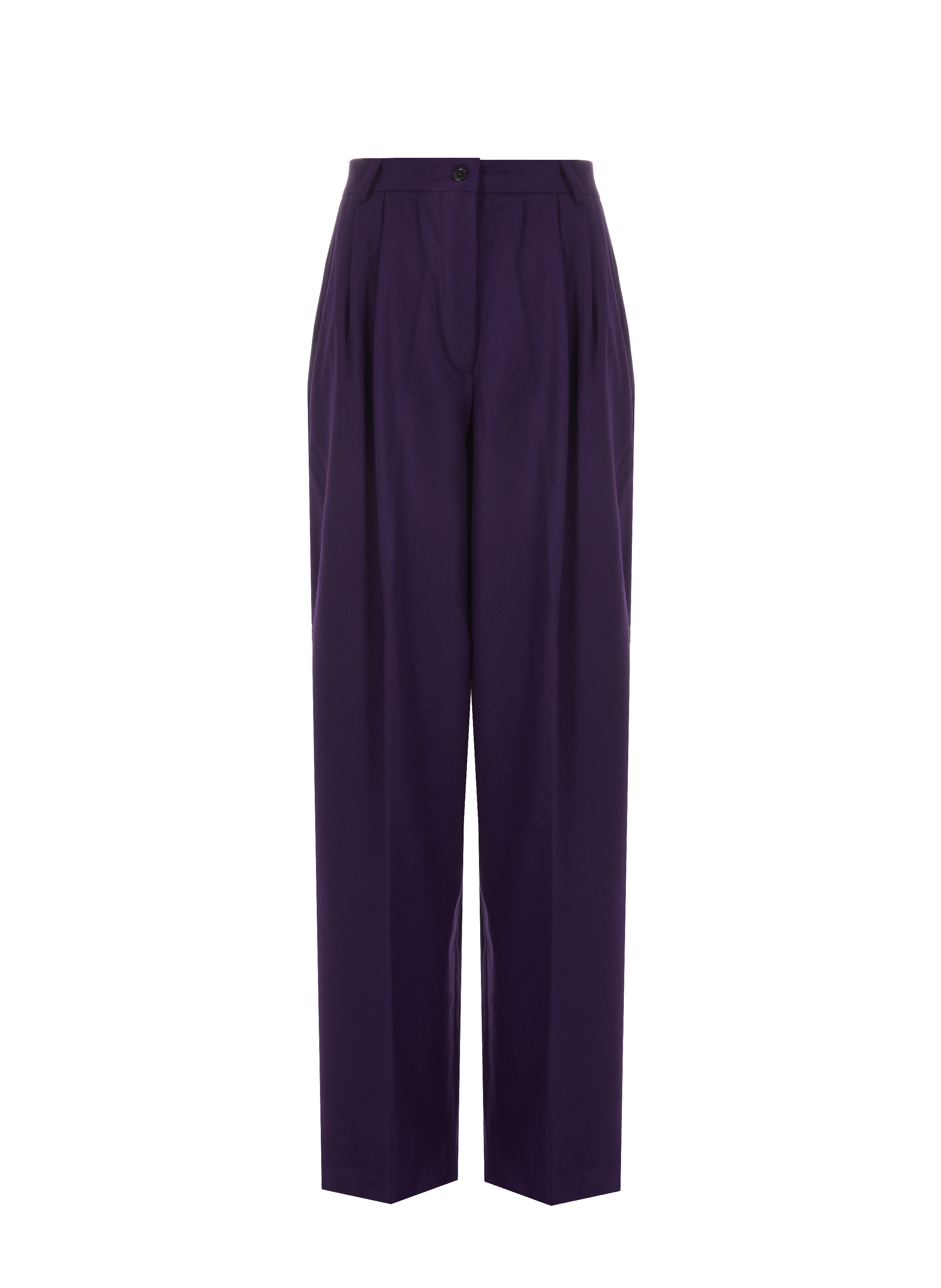 Straight wool trousers  SAISON 1865 Purple