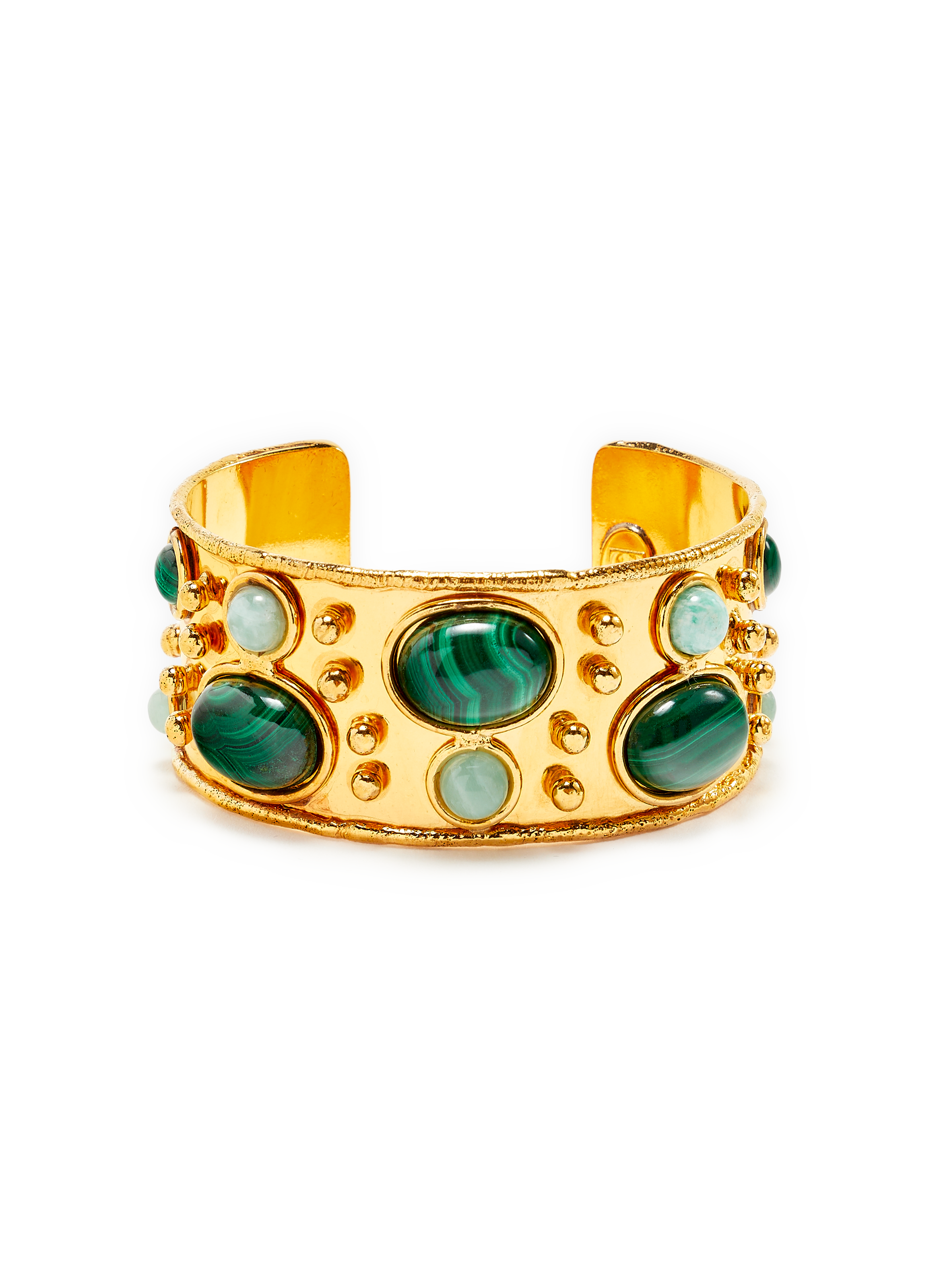 SYLVIA TOLEDANO Byzantine cuff bracelet Green