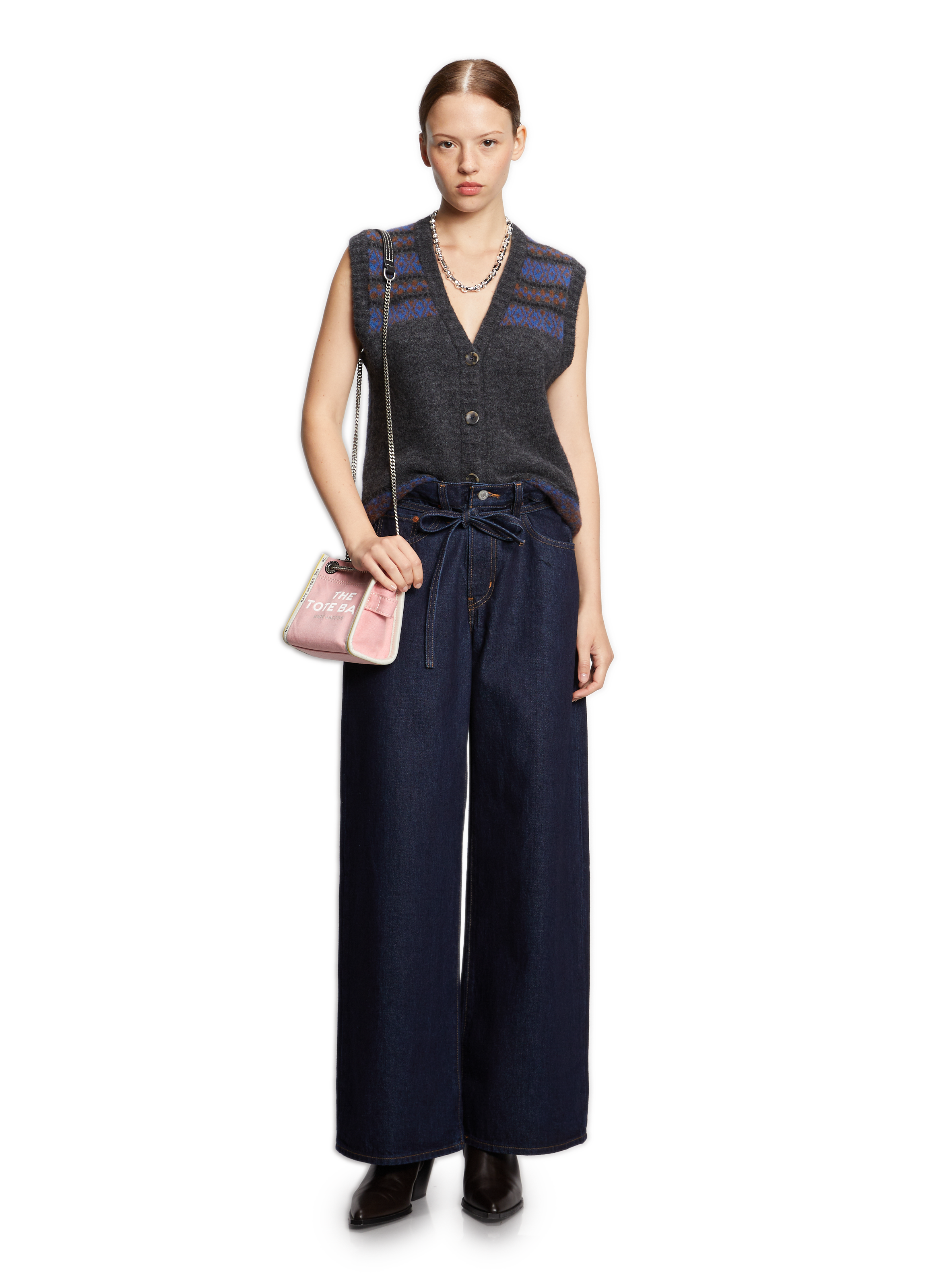 Collier chaine  SYLVIA TOLEDANO Argent