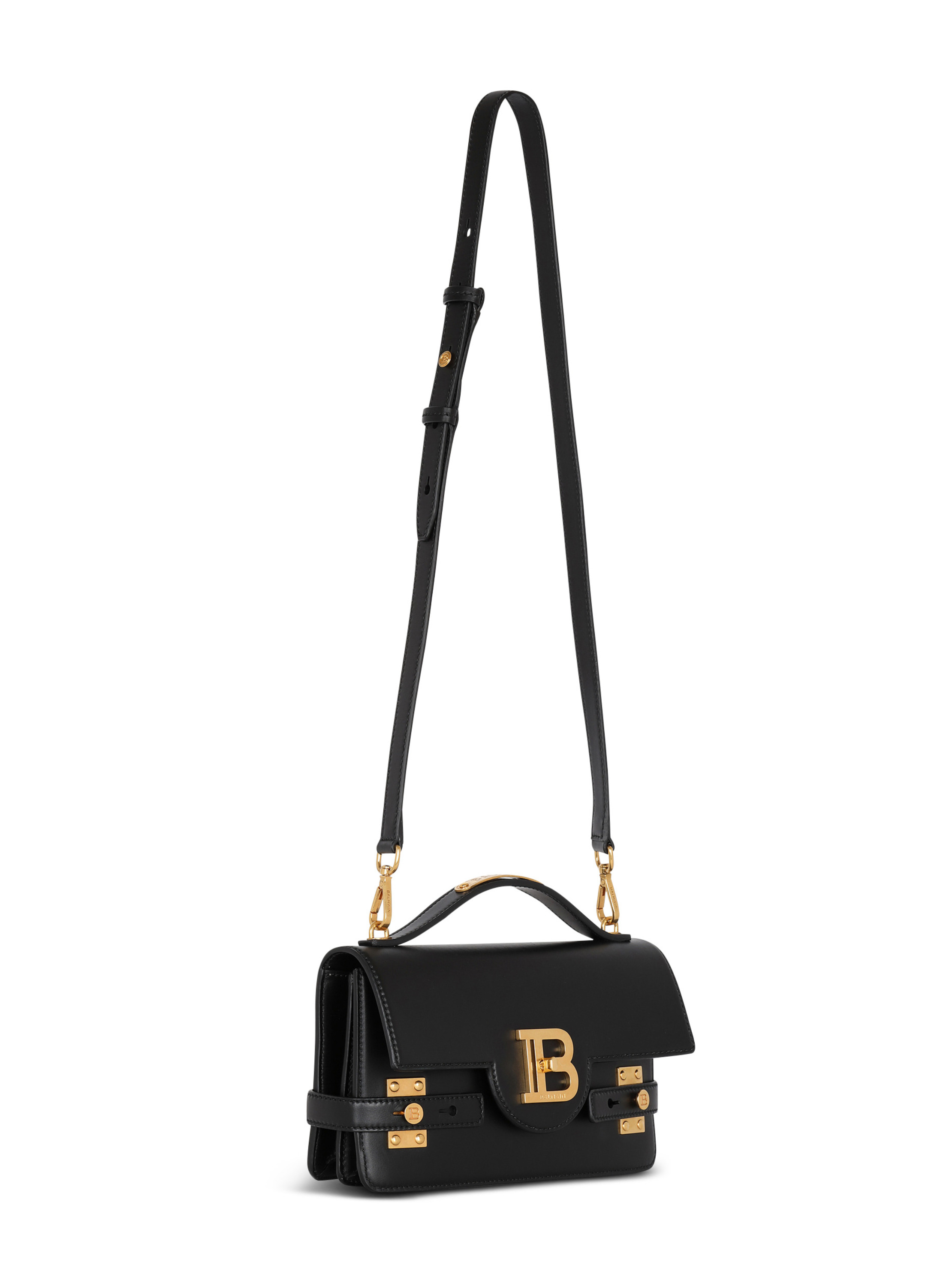 Sac b-buzz 24 en cuir lisse BALMAIN Noir
