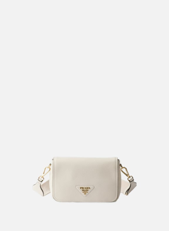 Sac à bandoulière en cuir Blanc by PRADA PRADA Sac à bandoulière en cuir Blanc