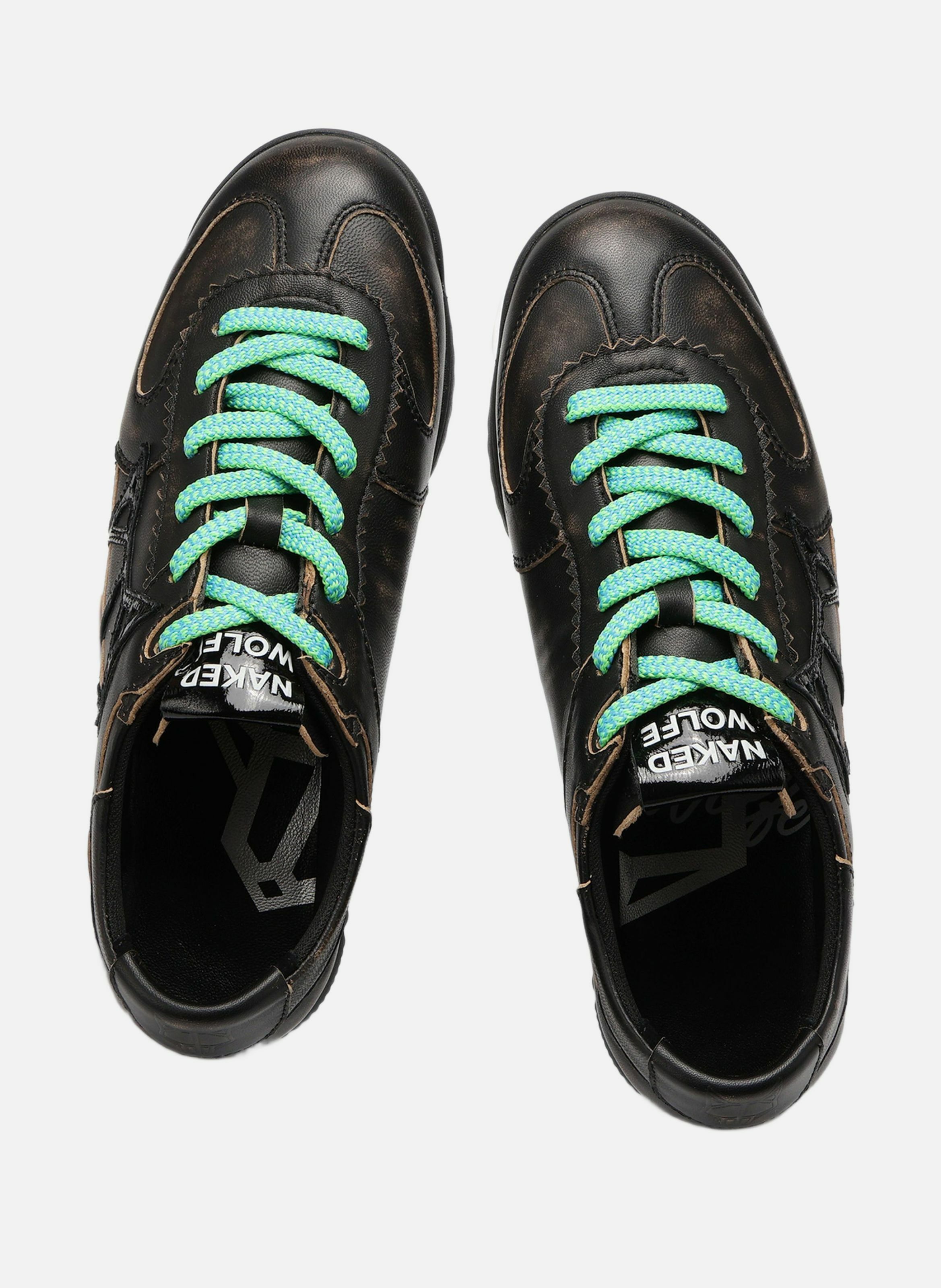 Baskets exposuree NAKED WOLFE Noir