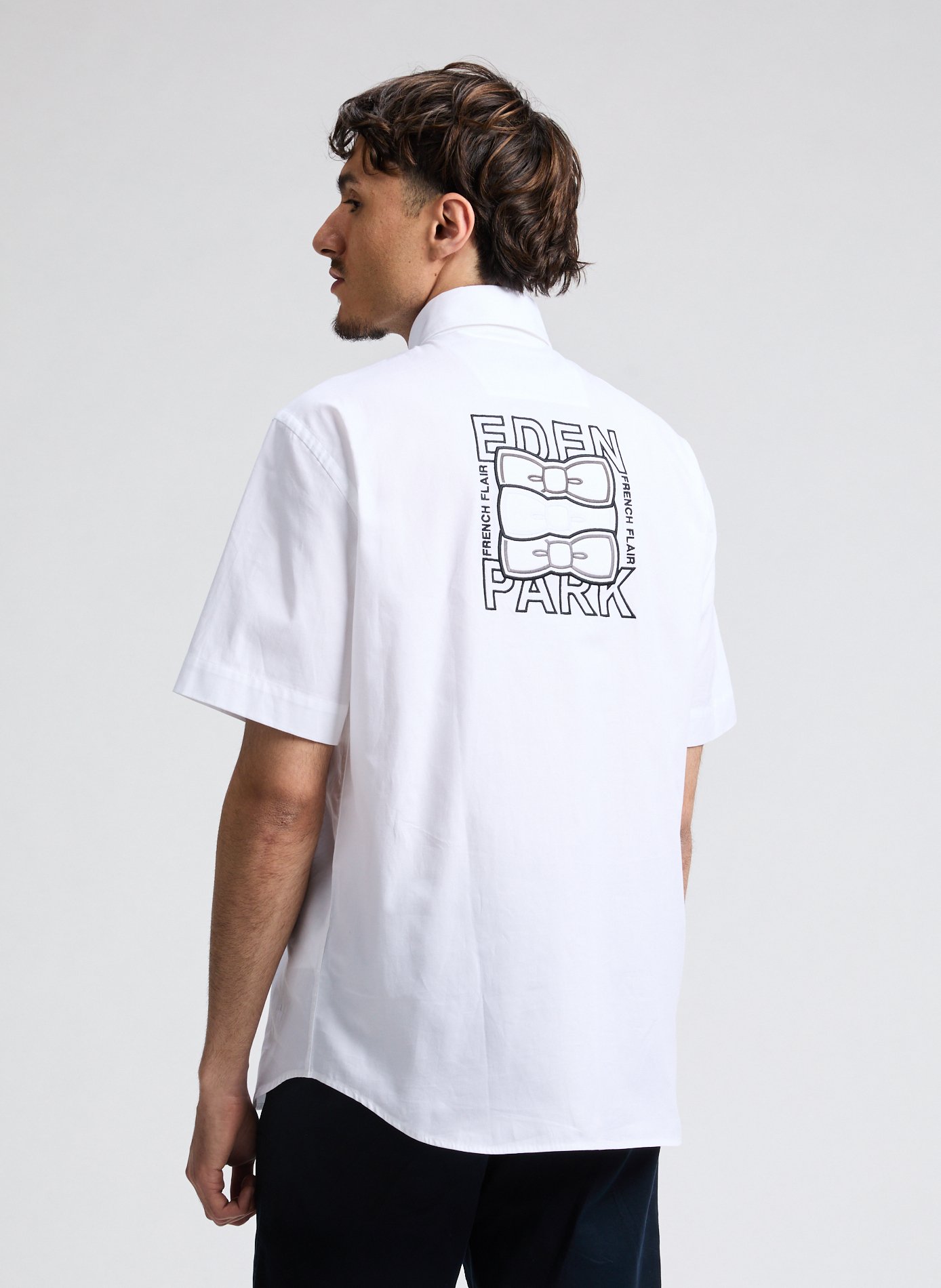 Chemise en coton EDEN PARK Blanc