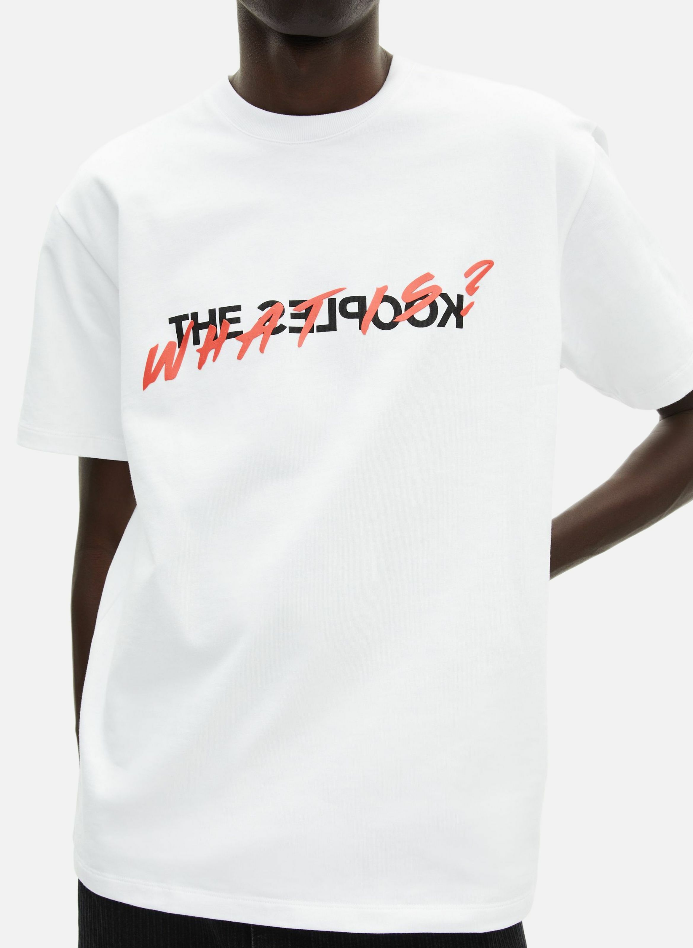 T-shirt logo iconique what is THE KOOPLES Blanc