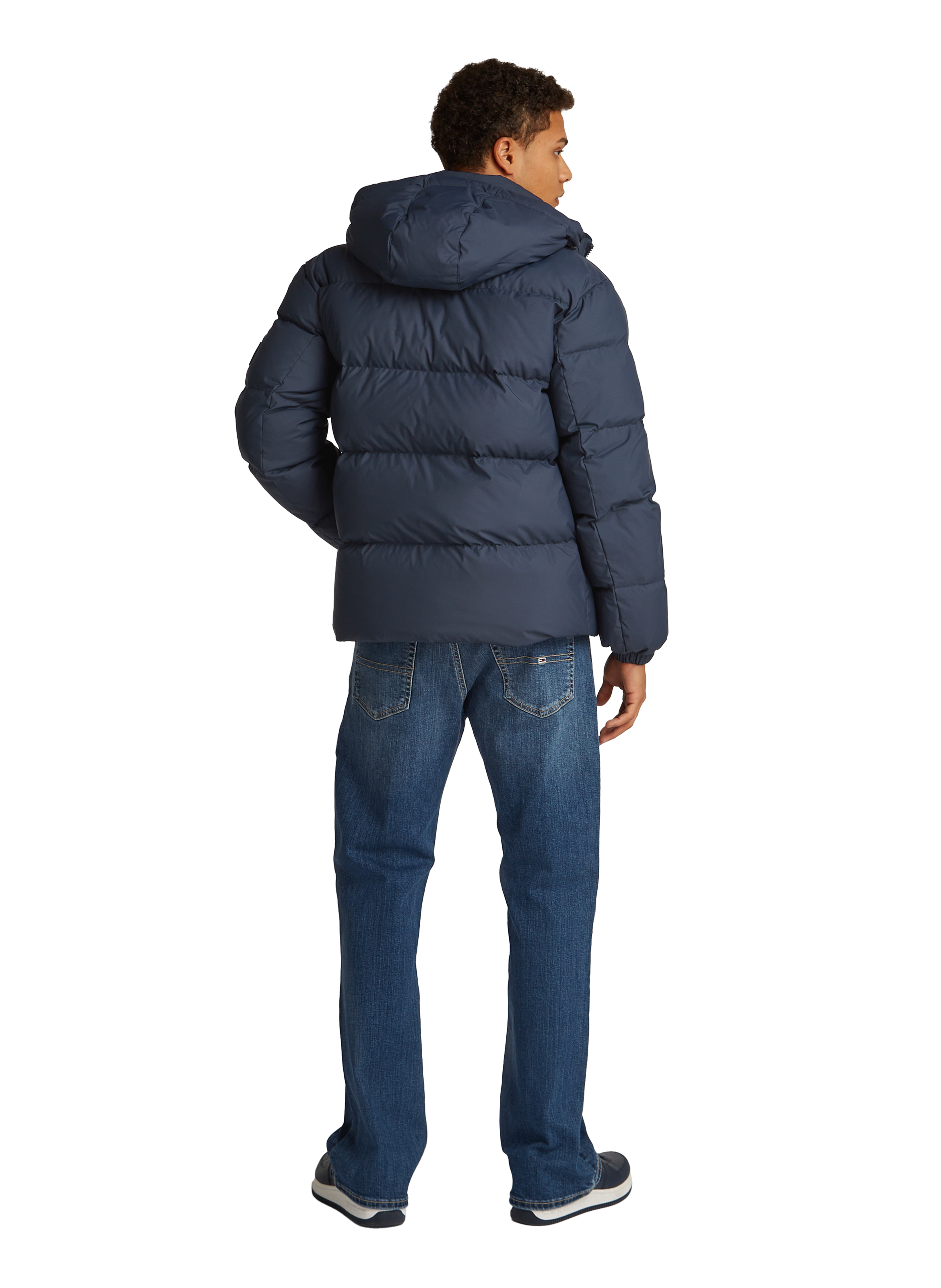 Hooded down jacket TOMMY HILFIGER Blue