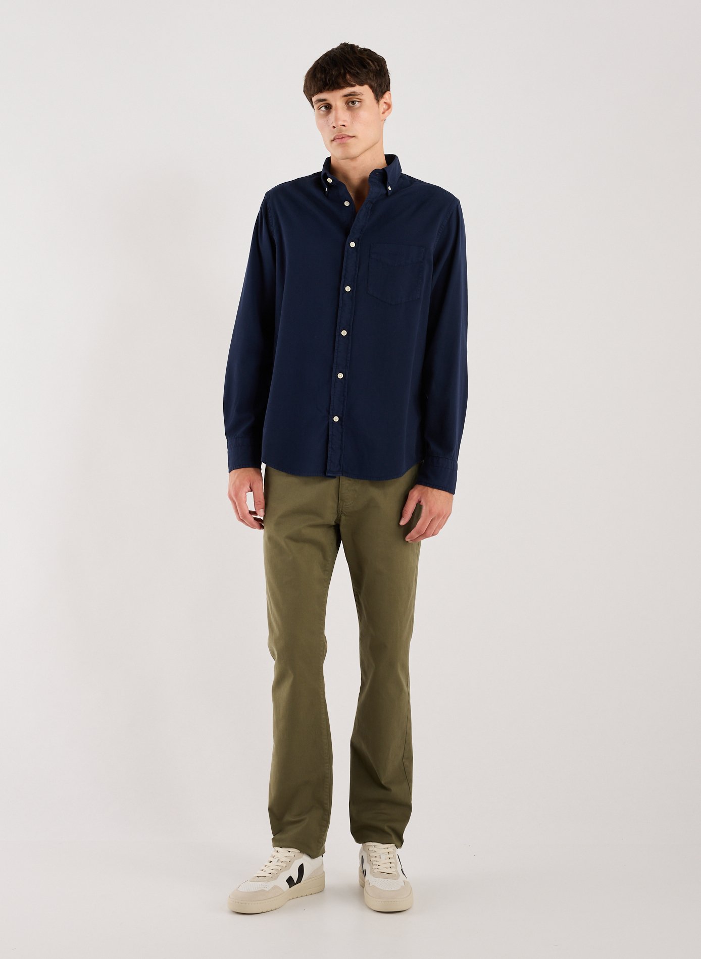 Cotton shirt GANT Blue