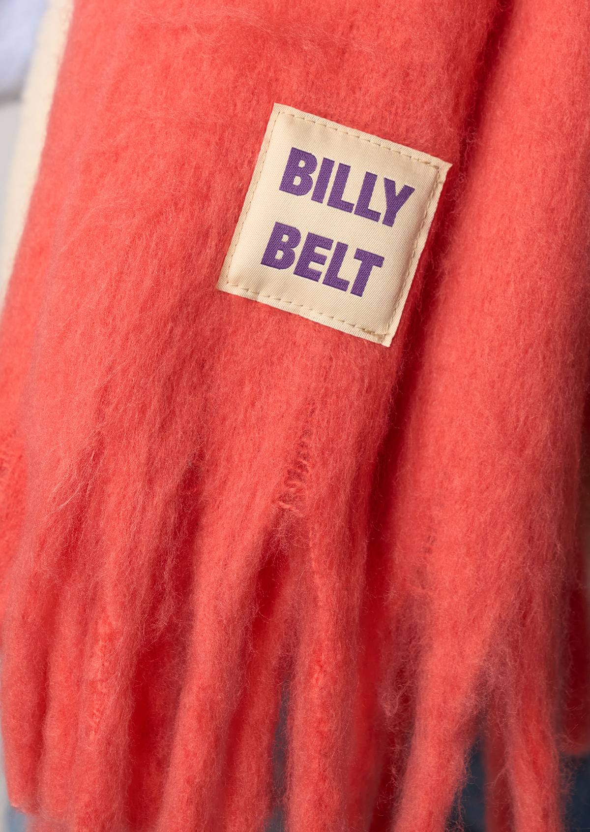 Grande écharpe à franges BILLYBELT Orange