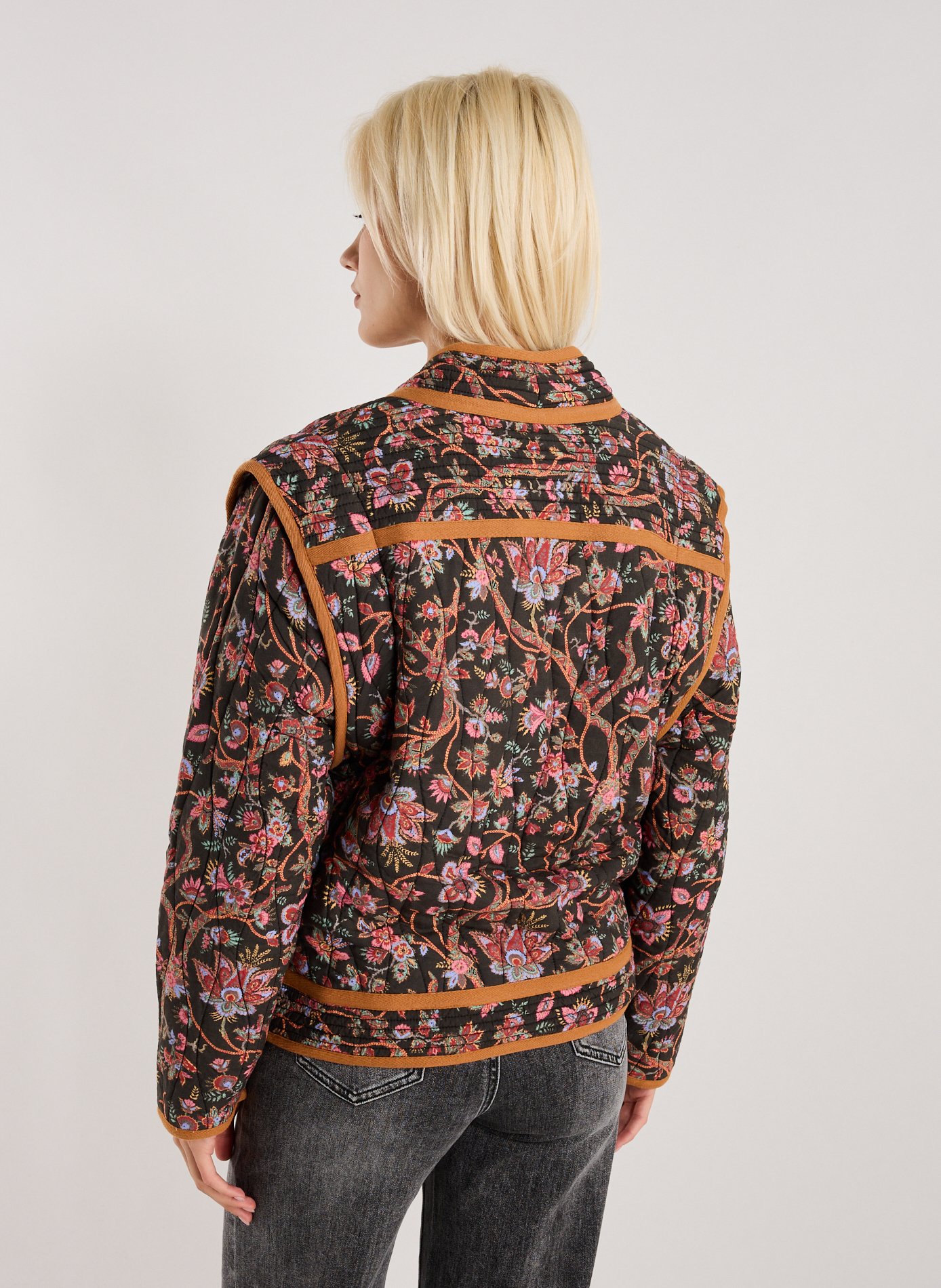 Veste aspect fleuri réversible LOUISE MISHA Multicolore