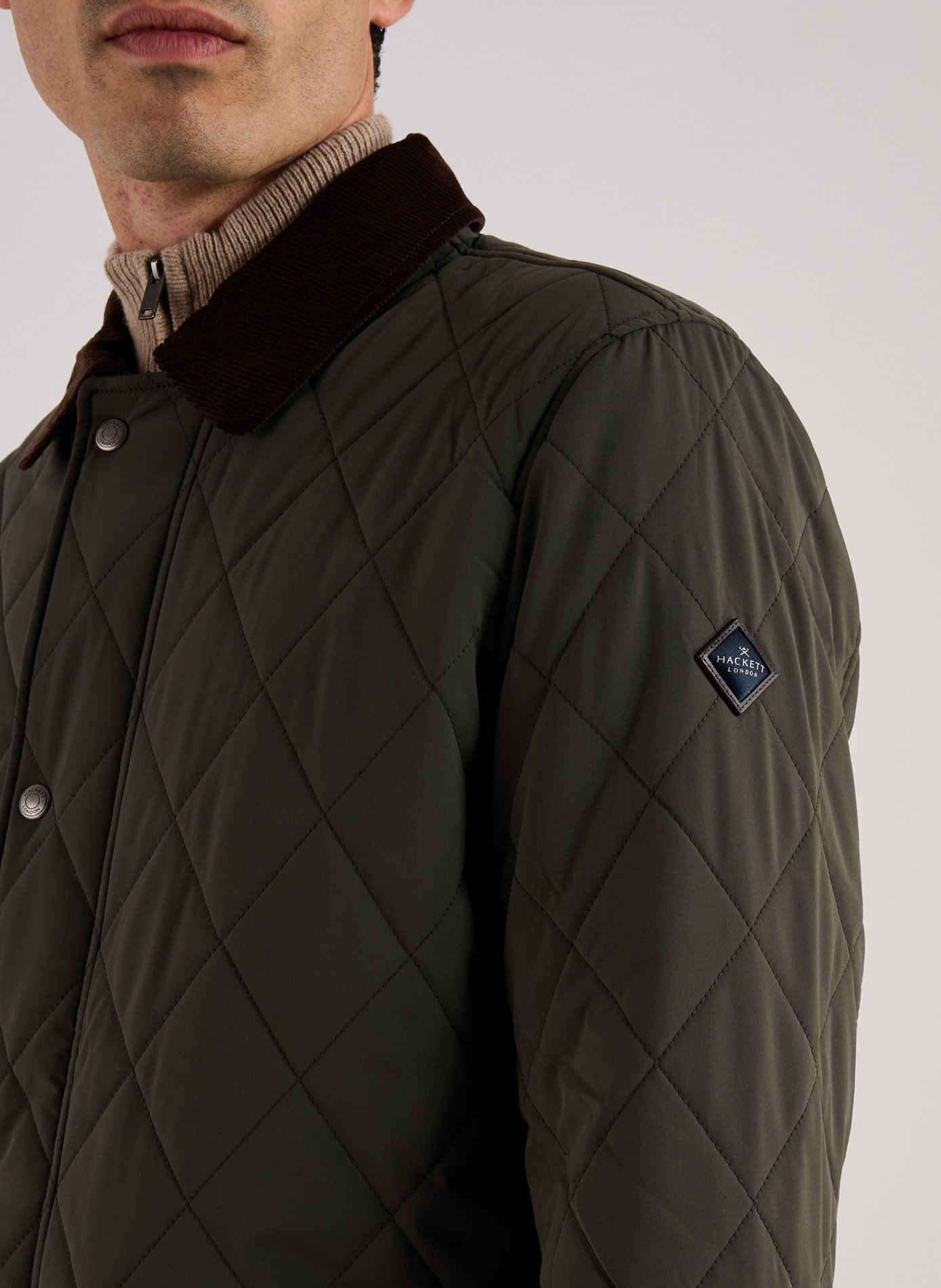 Classic collar parka HACKETT Green