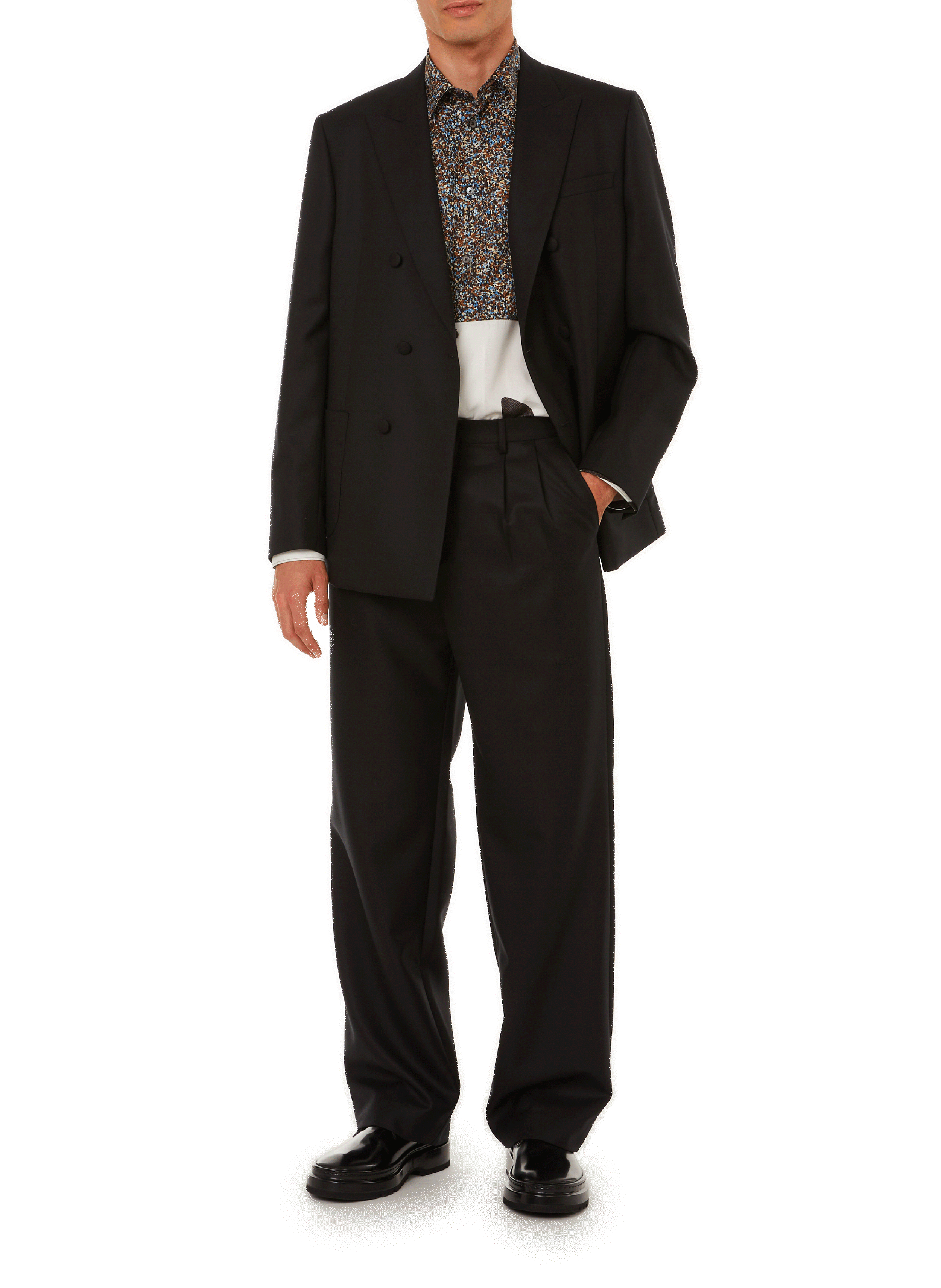 SAISON 1865 Tailored wool jacket  Black