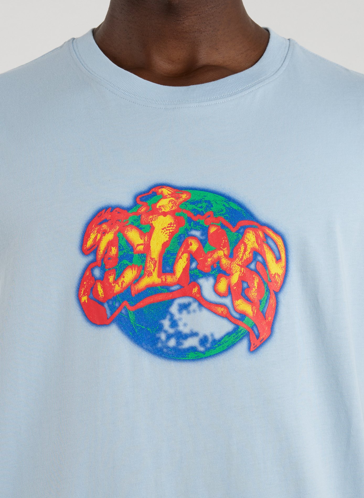 T-shirt en coton DIME Bleu