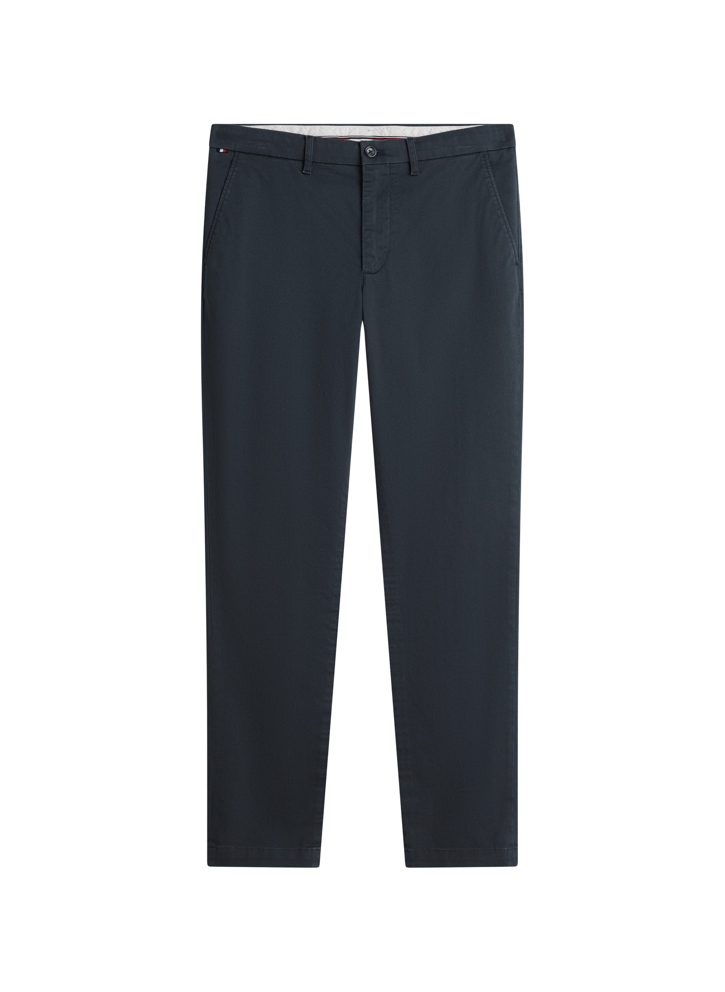 Pantalon coupe slim en coton TOMMY HILFIGER Bleu