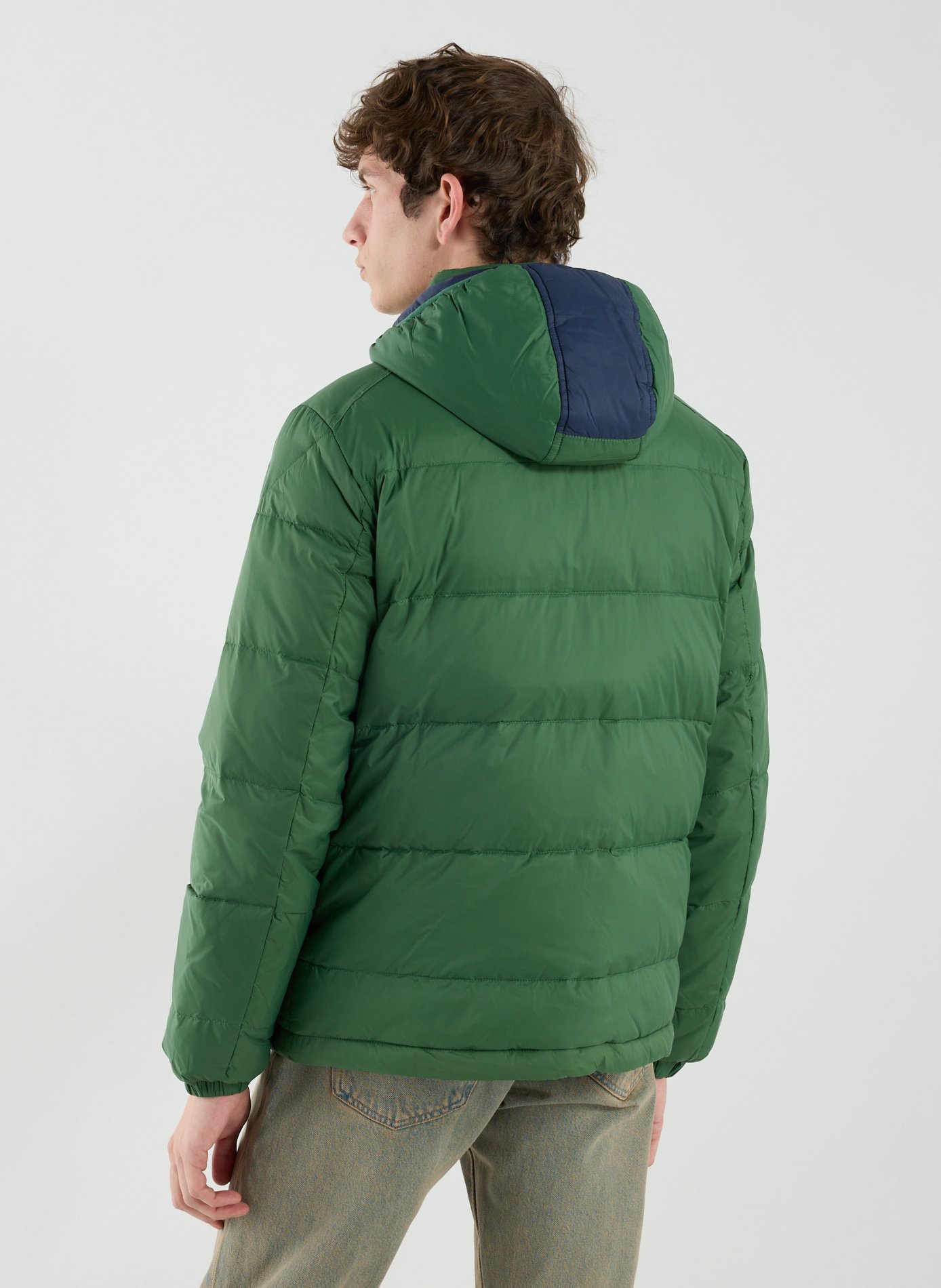 Doudoune manches longues à capuche amovible LA MARTINA Vert