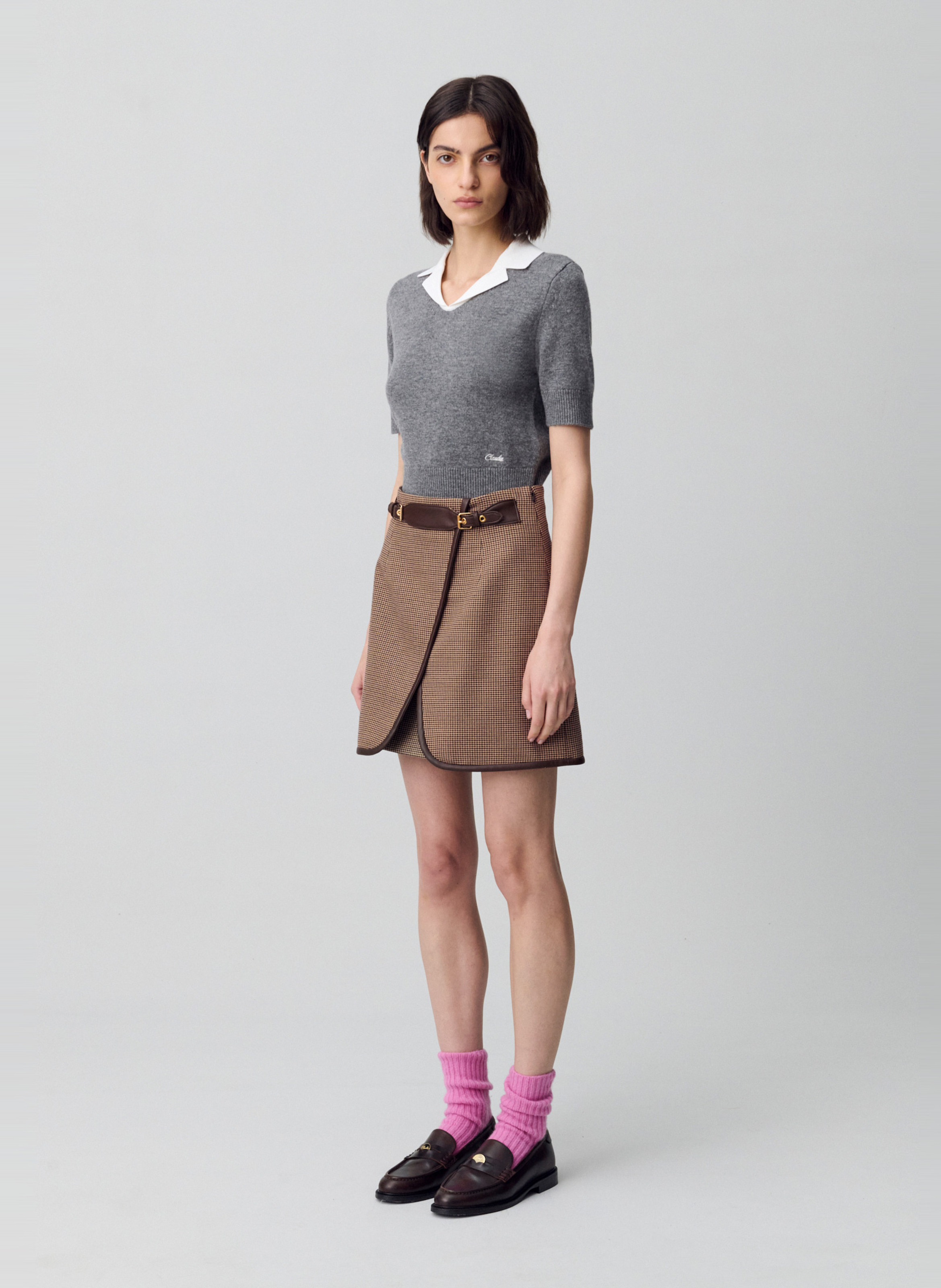 Jupe courte sila CLAUDIE PIERLOT Multicolore