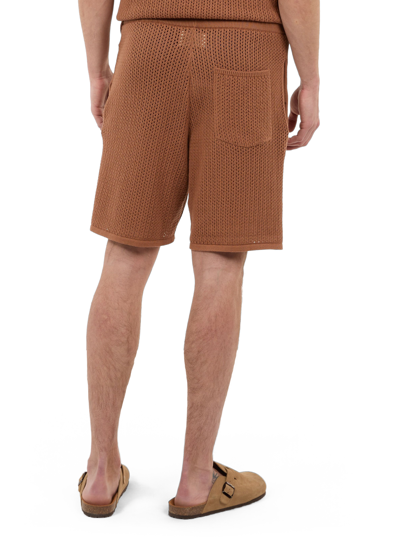 Short Hesch in cotton eyelet fabric SAISON 1865 Brown