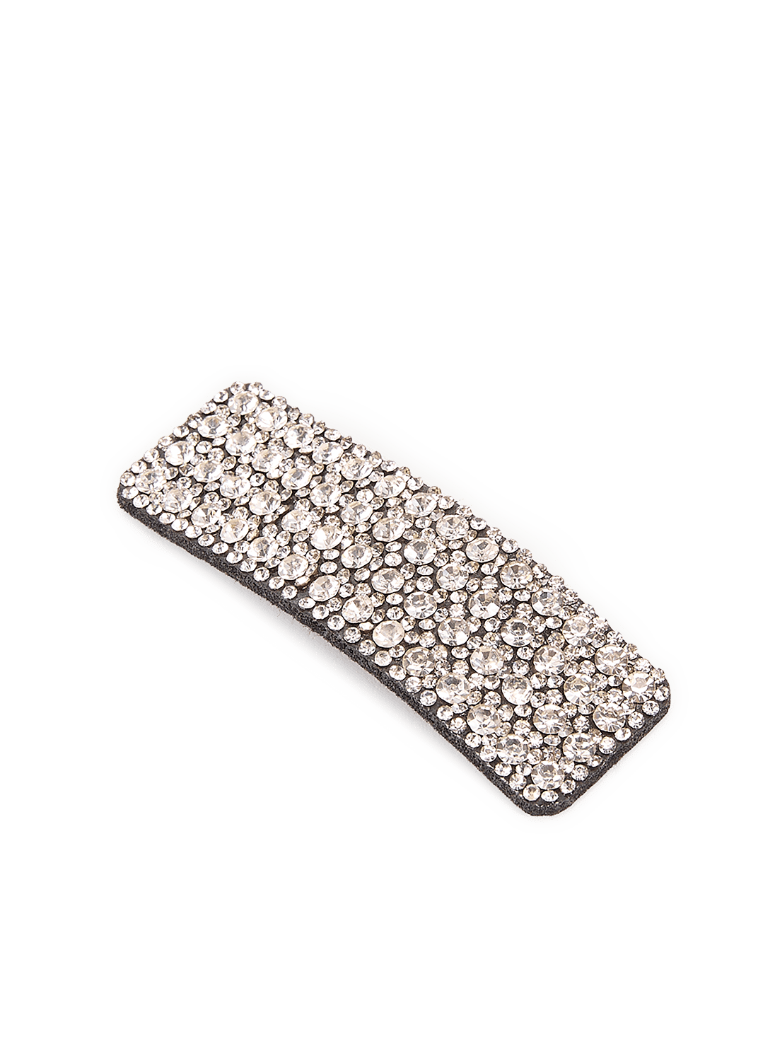 Barette rectangle à strass SAISON 1865 Argent