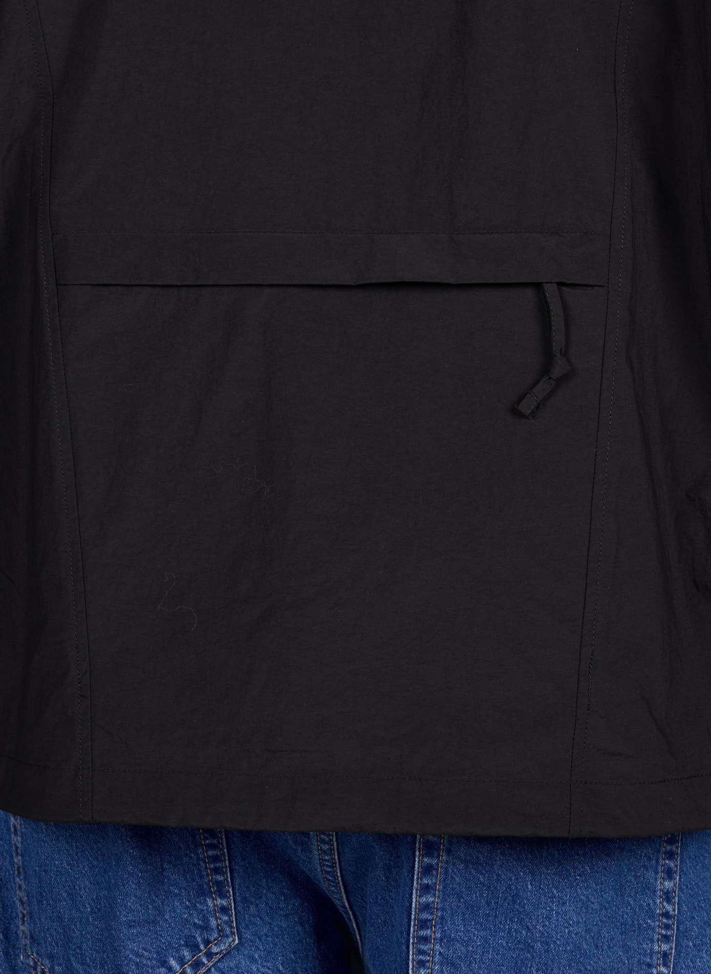 Oversized jacket with high zippered collar THE NORTH FACE Black