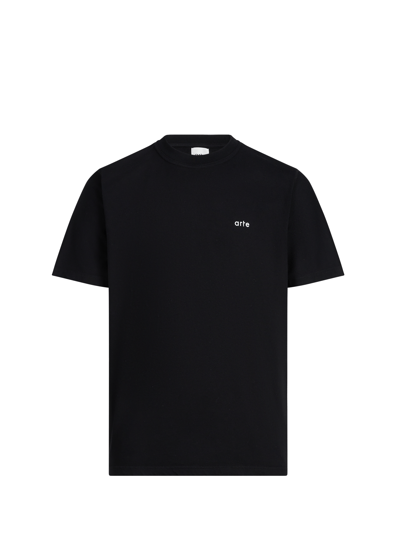 Straight printed cotton T-shirt ARTE ANTWERP Black