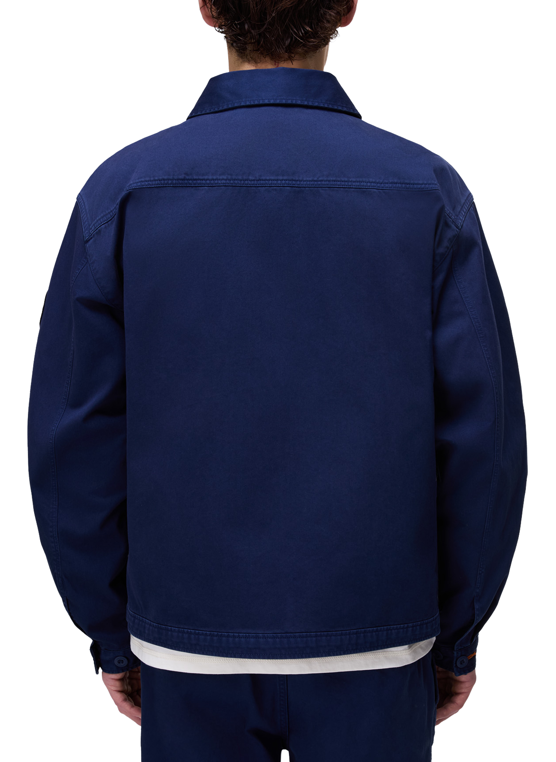 Veste droite Arrayanes à logo en coton NAPAPIJRI Bleu