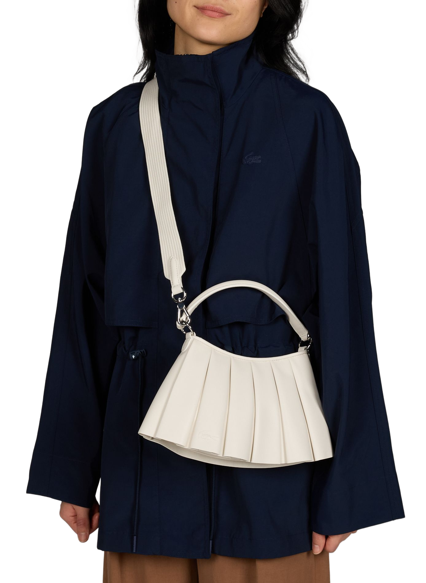 Petit sac Lenglen en cuir LACOSTE Orange