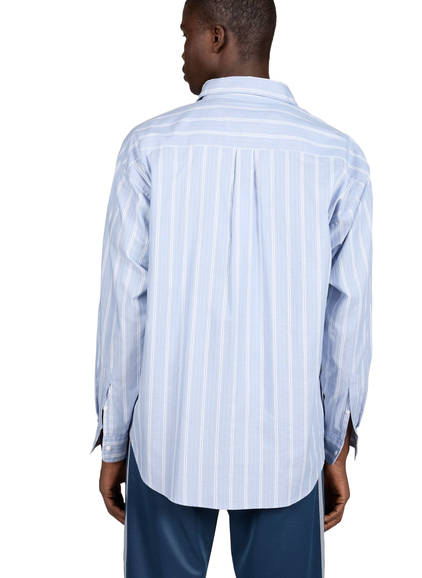 Chemise à rayures en coton CARHARTT WIP Bleu