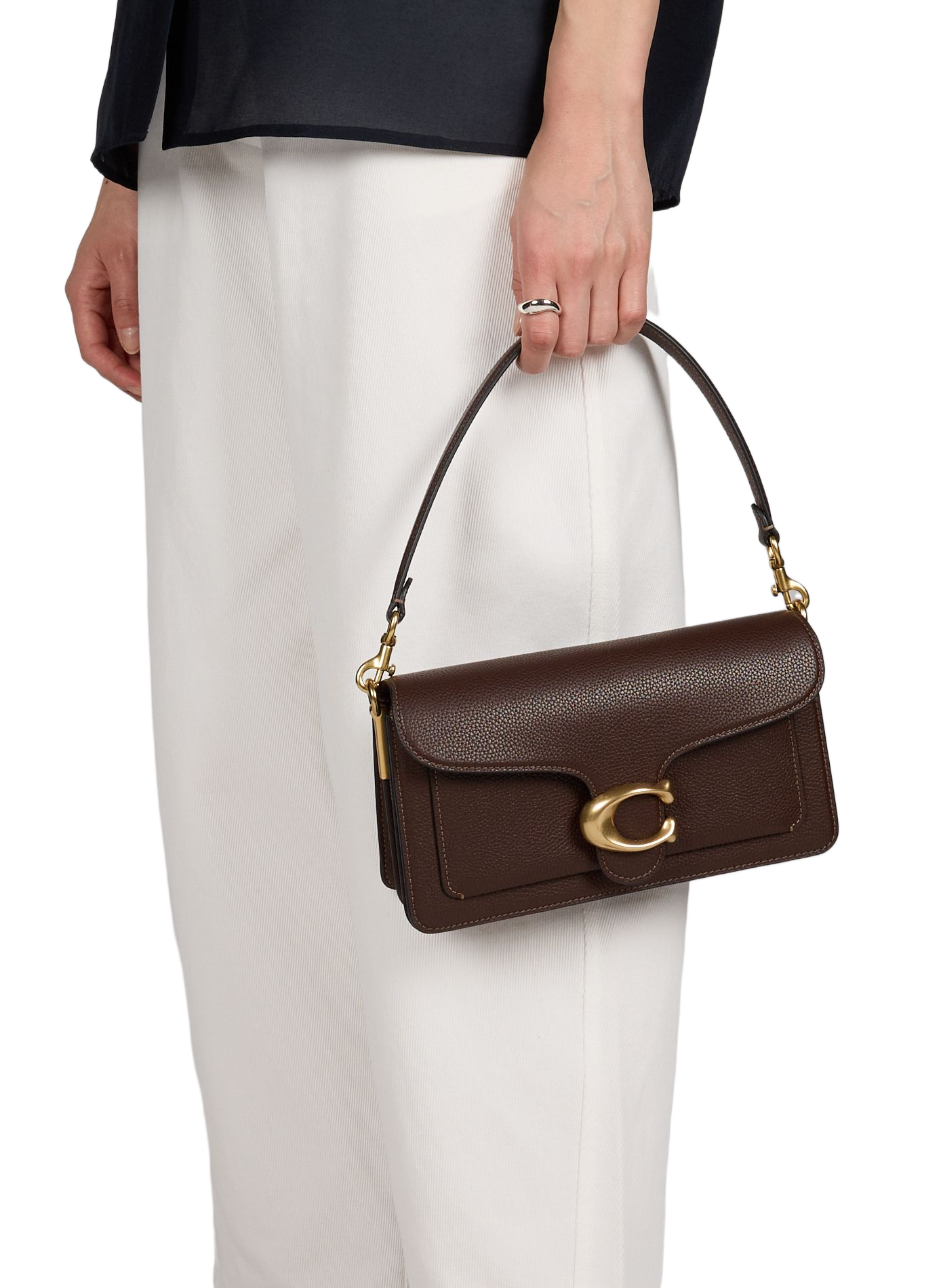 Borsa a tracolla Tabby 26 COACH Marrone