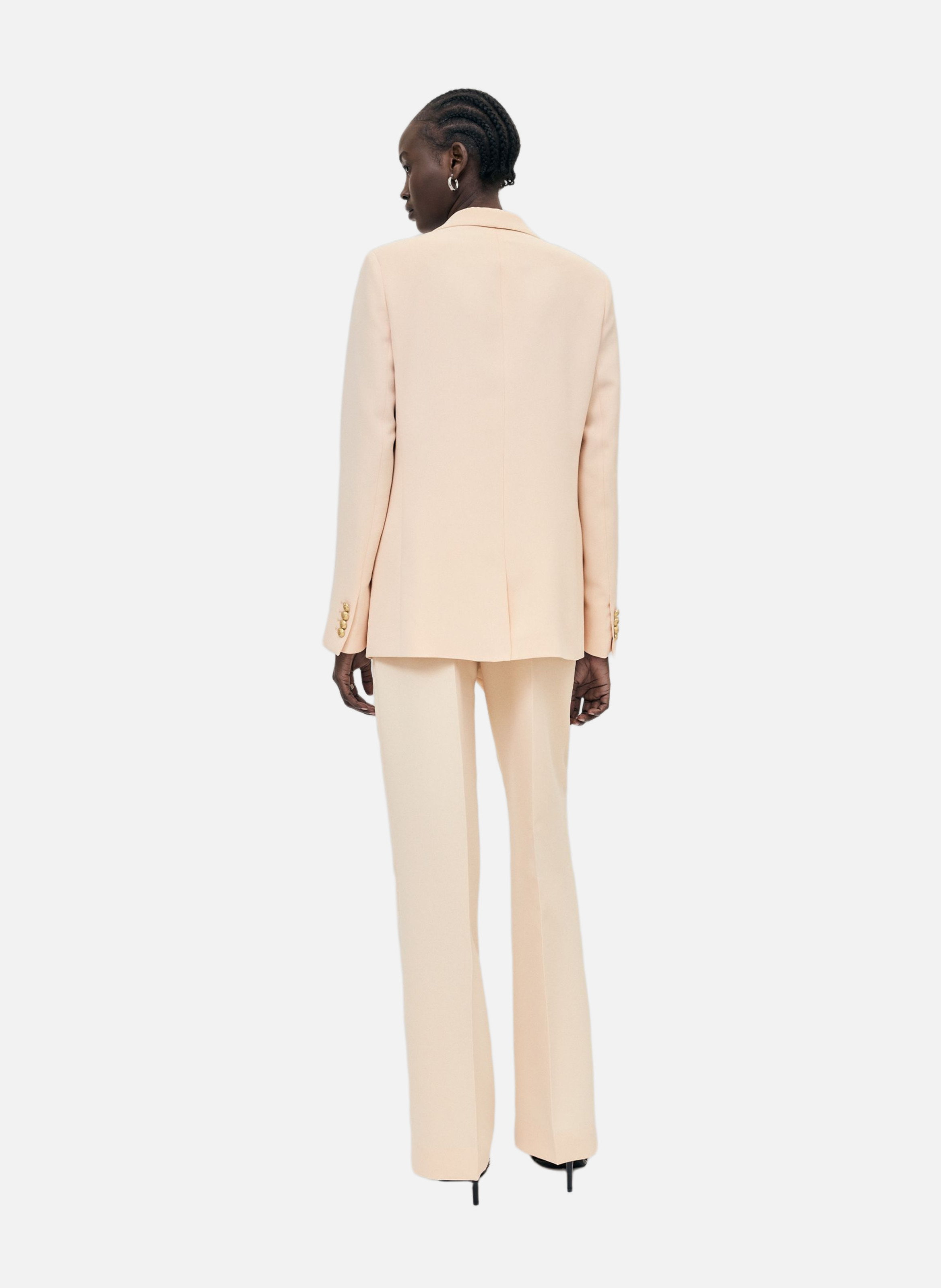 Veste de tailleur droite THE KOOPLES Beige