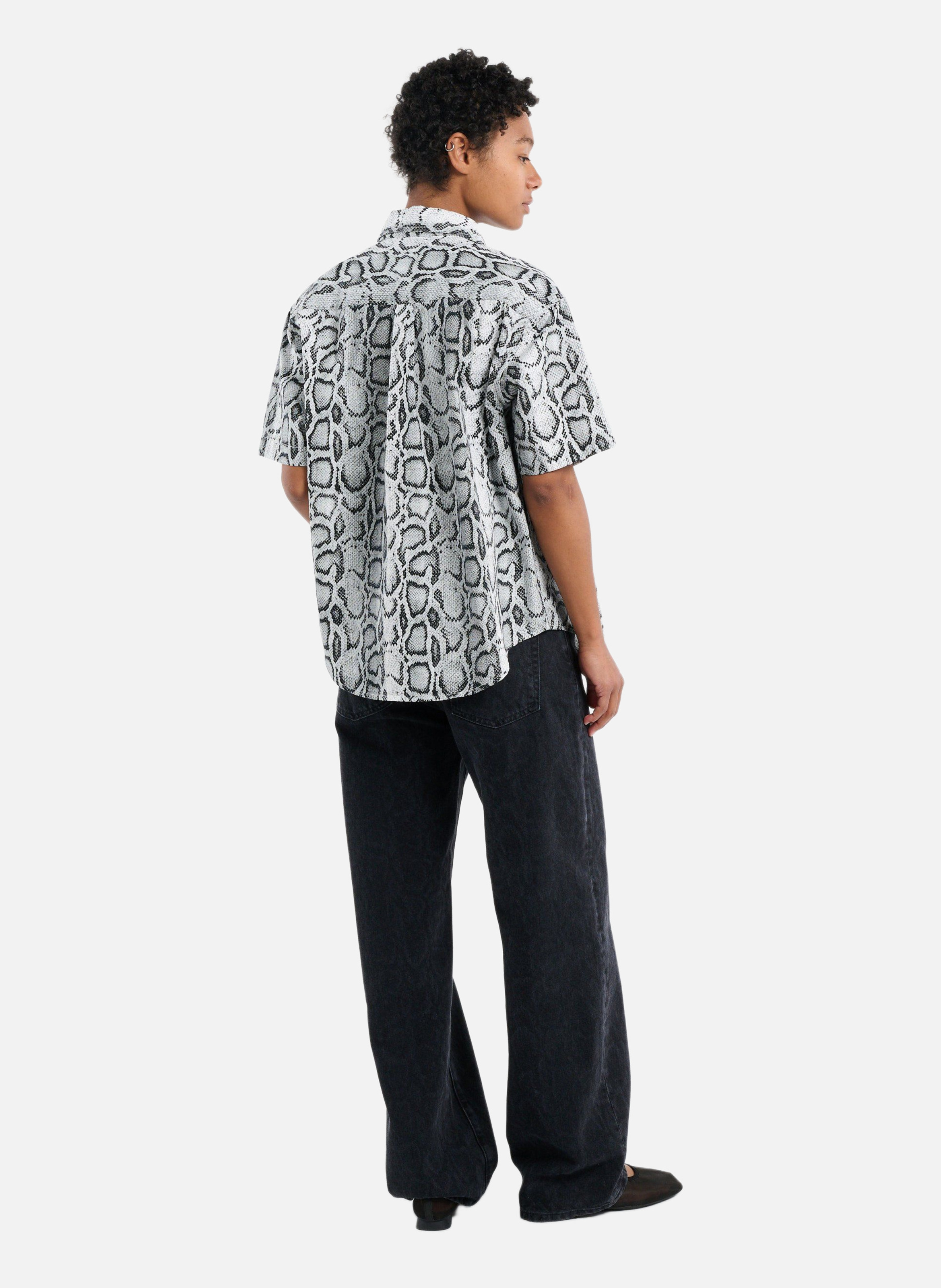 Chemise w' s/s snake camo shirt CARHARTT WIP Gris