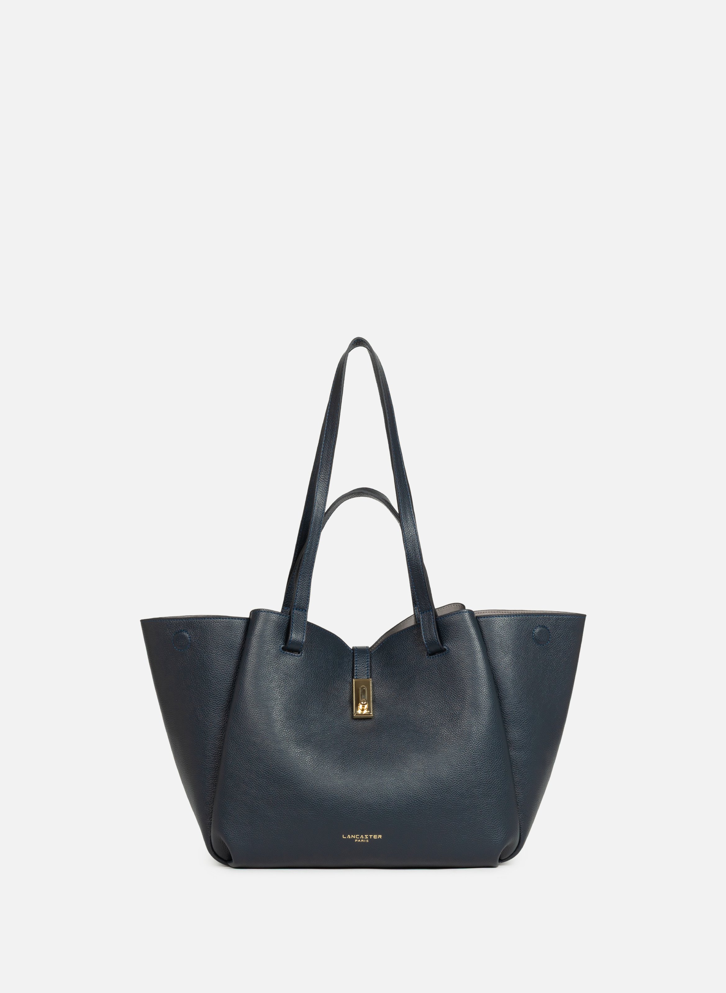 Grand sac cabas épaule - milano horizon LANCASTER Bleu
