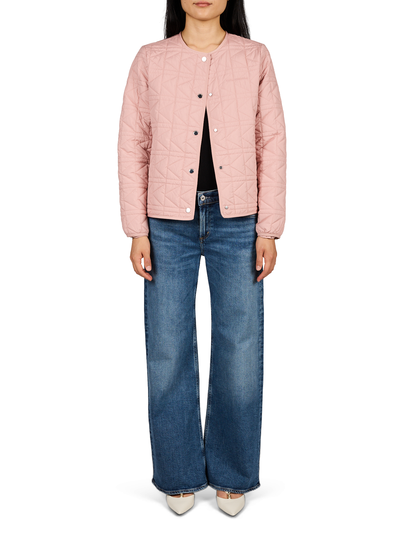 Rundhalsausschnitt Mantel KARL LAGERFELD Rosa