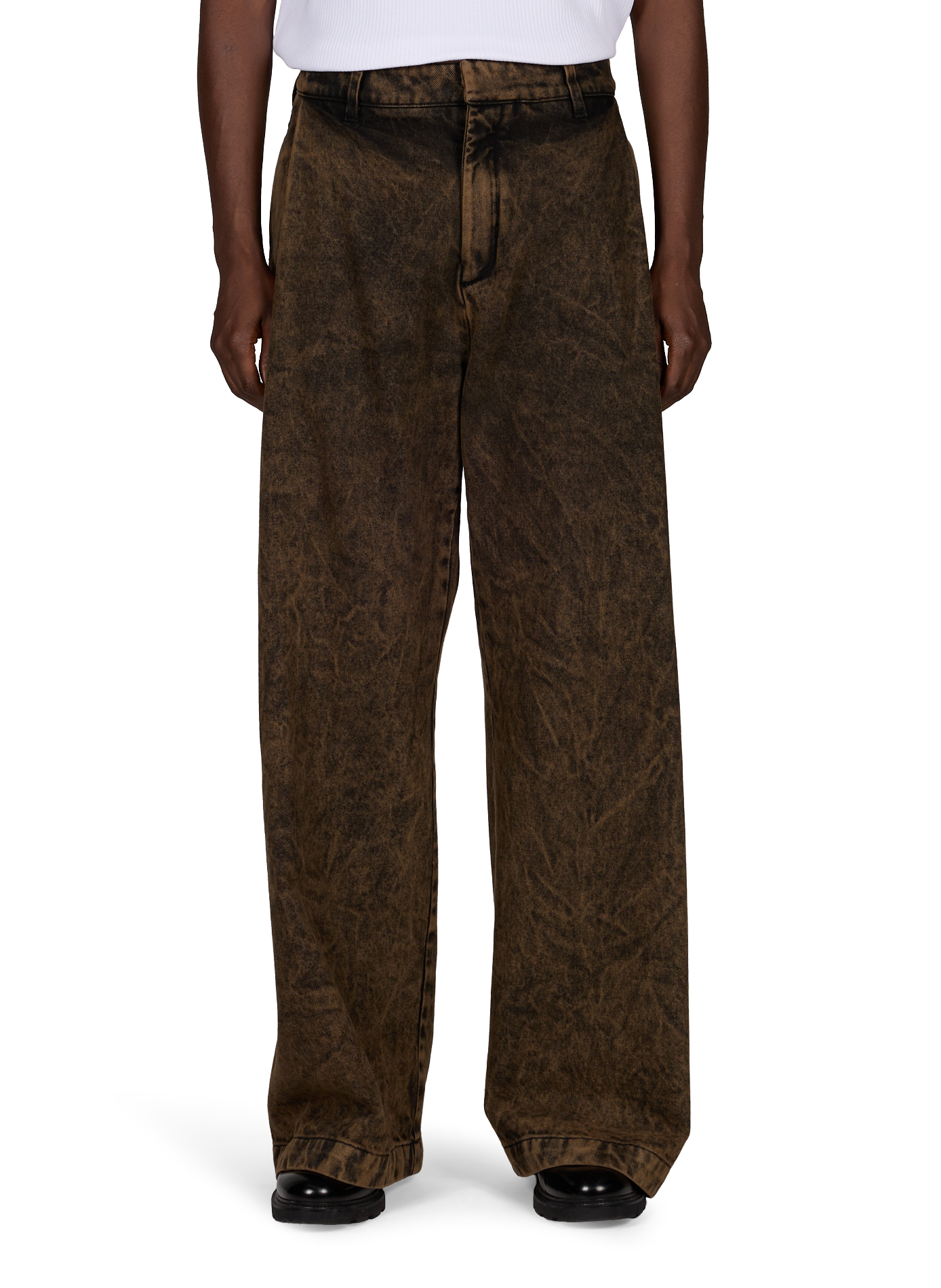 Mauro XL wide-leg jeans in cotton denim CAMPILLO