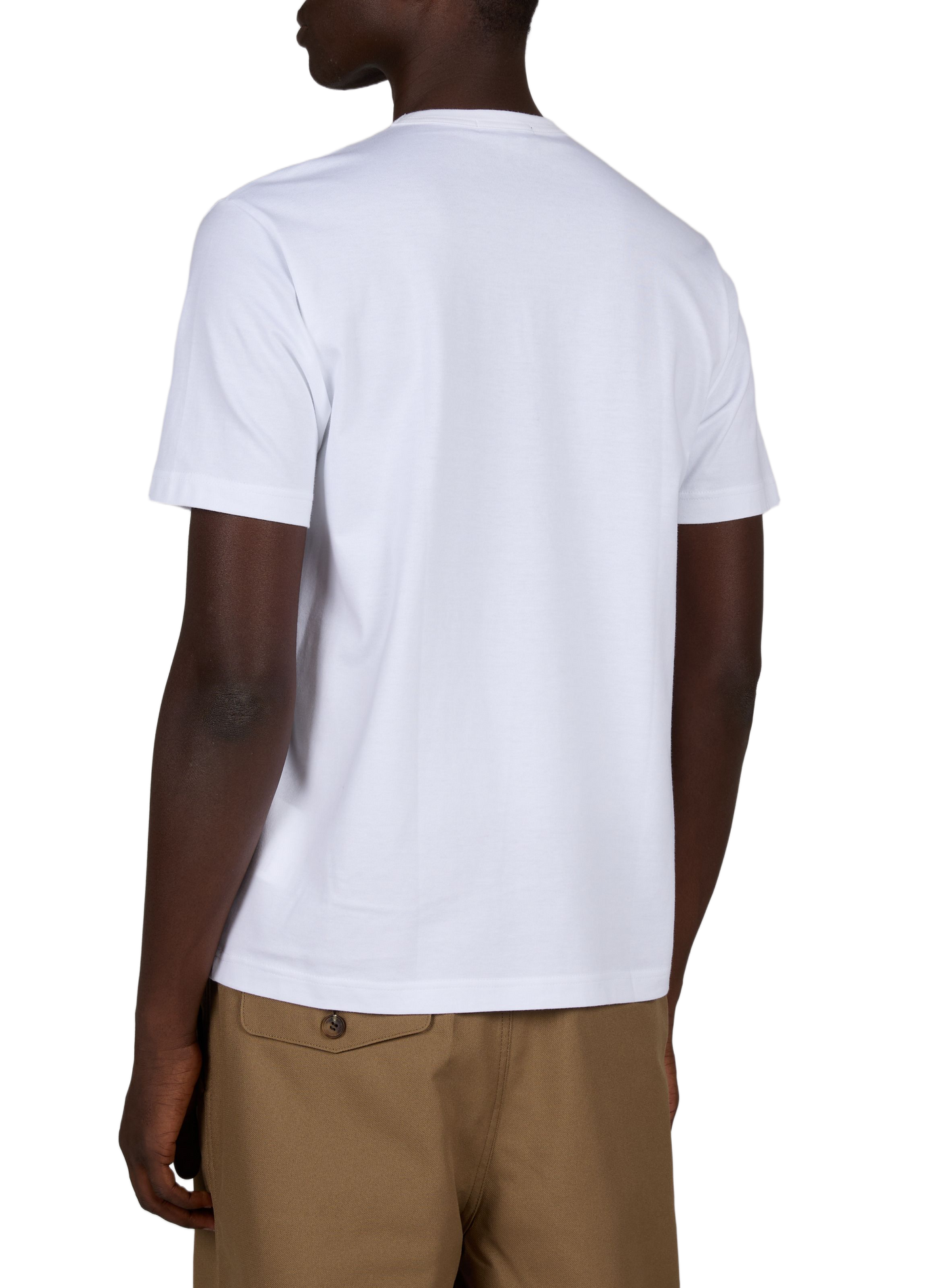 Straight printed cotton t-shirt COMME DES GARCONS HOMME White