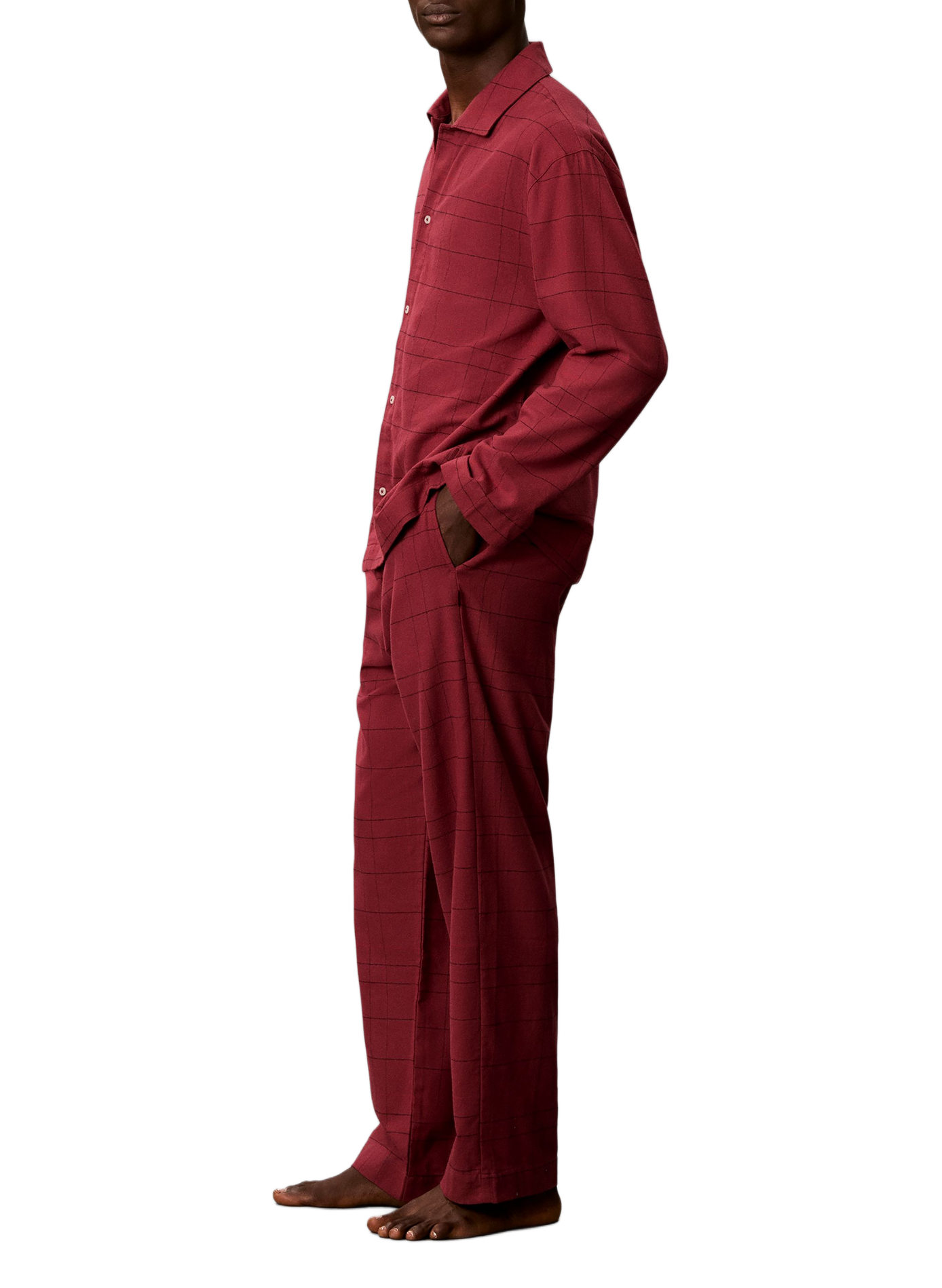 Ensemble de pyjama à carreaux CALVIN KLEIN Rouge