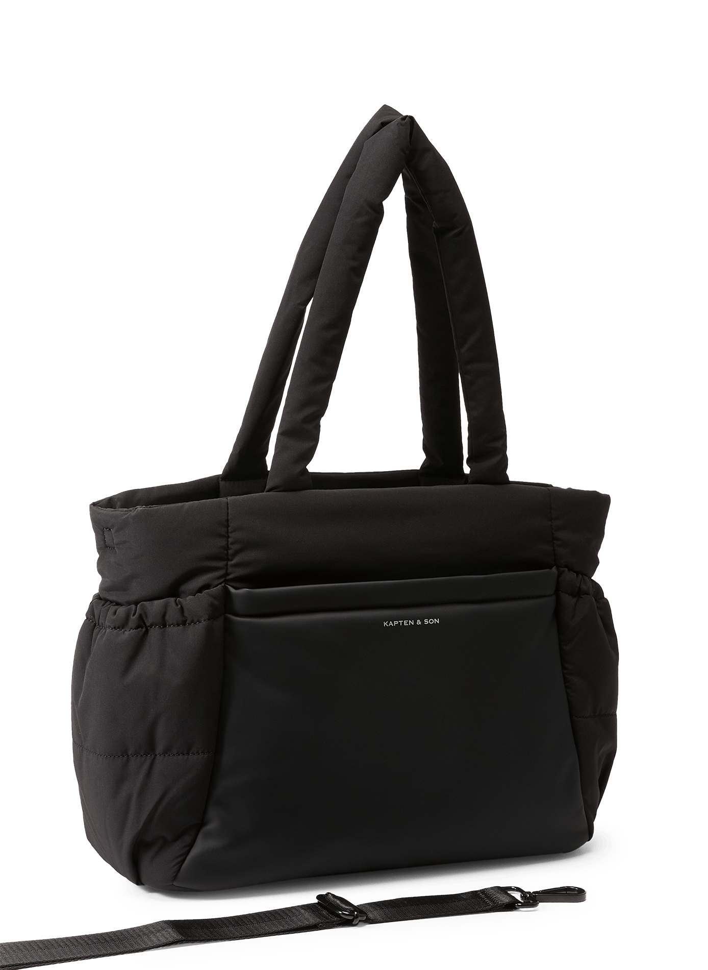 Sac Hellvi cloud medium matelassé KAPTEN & SON Noir