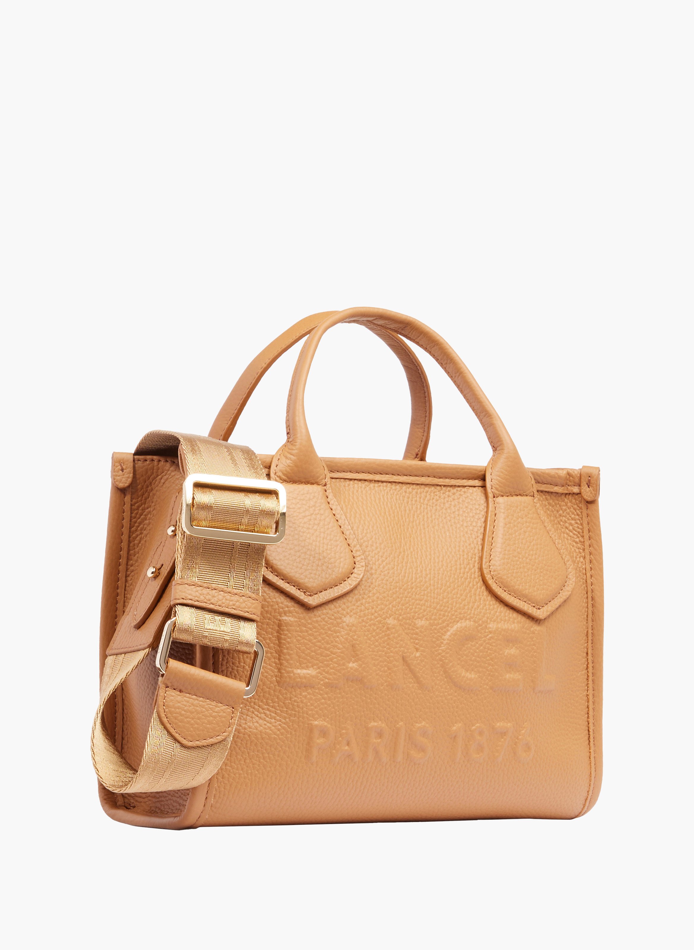 Sac cabas zippé s jour de lancel en cuir LANCEL Marron