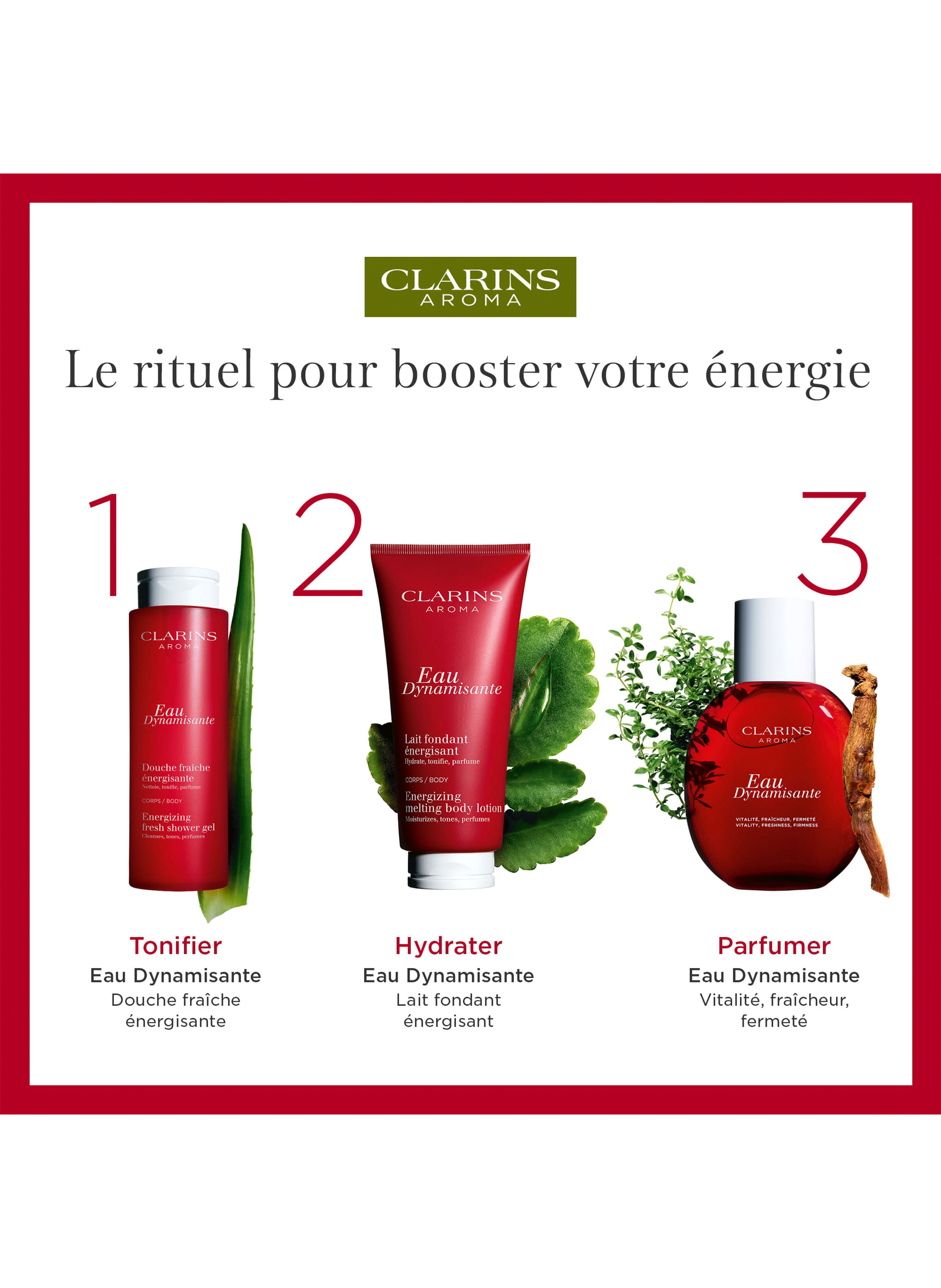 Eau de soins - Eau Dynamisante CLARINS No color