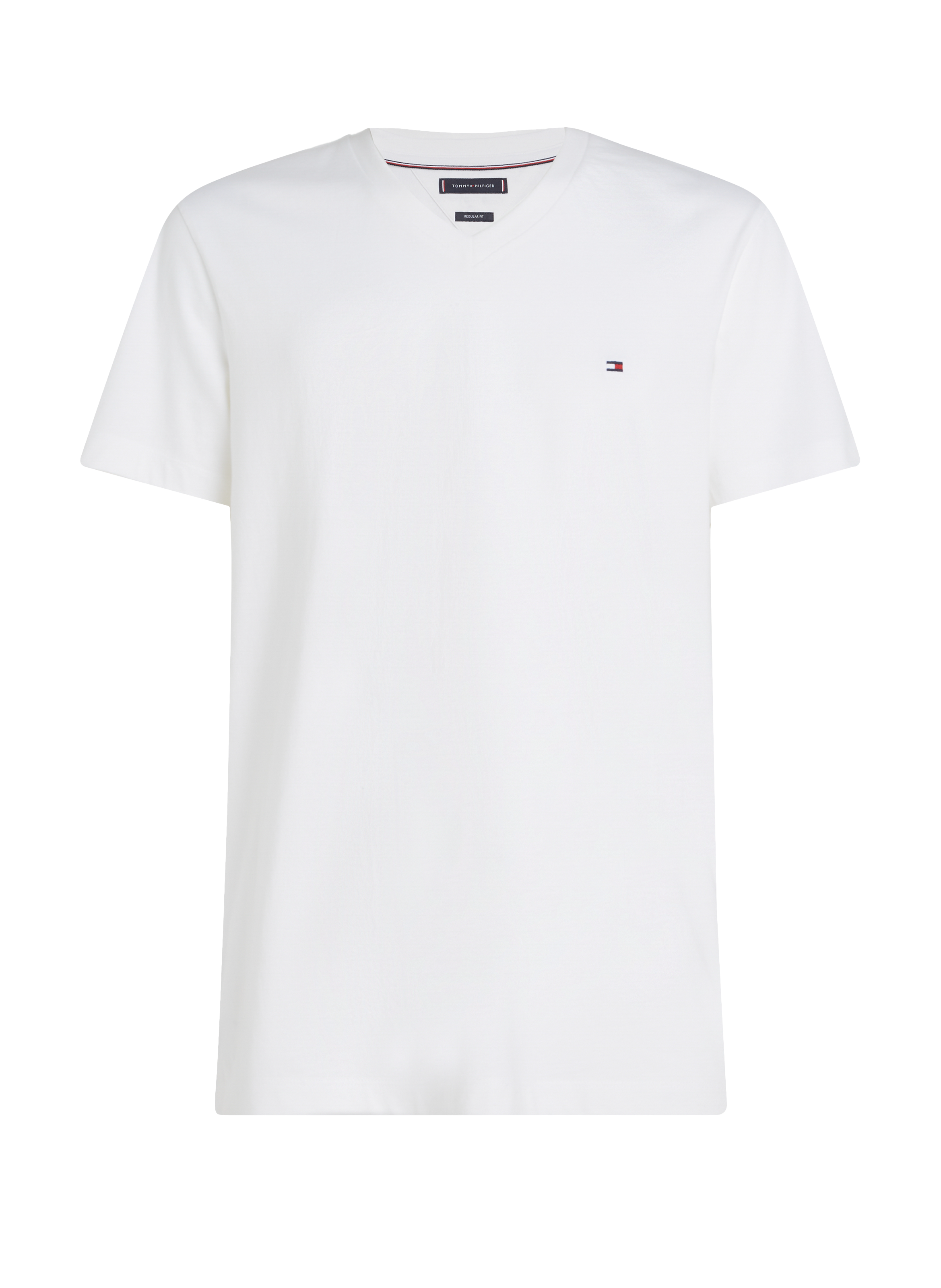 V-neck T-shirt TOMMY HILFIGER White