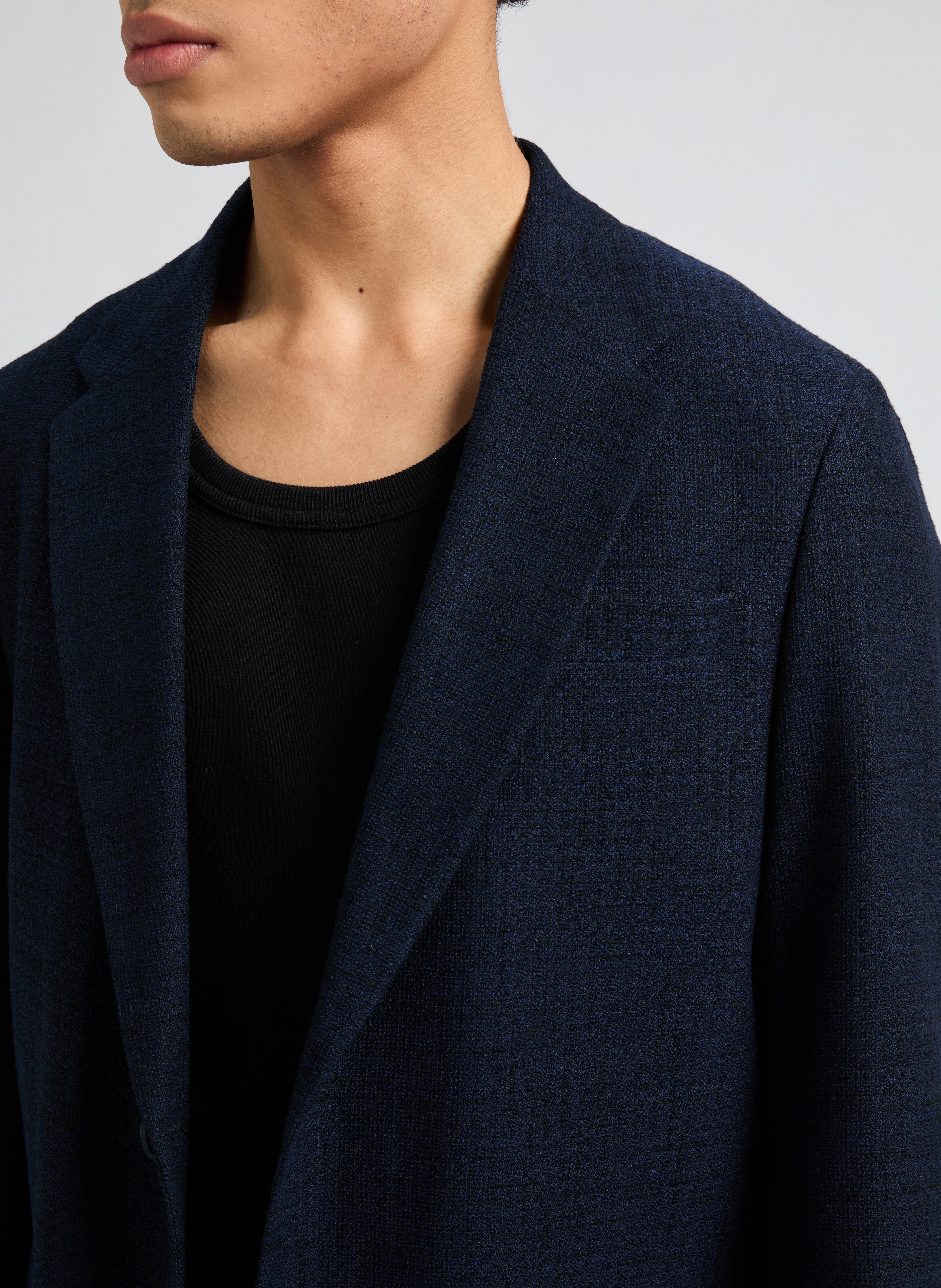 Blazer texturé  SAISON 1865 Bleu