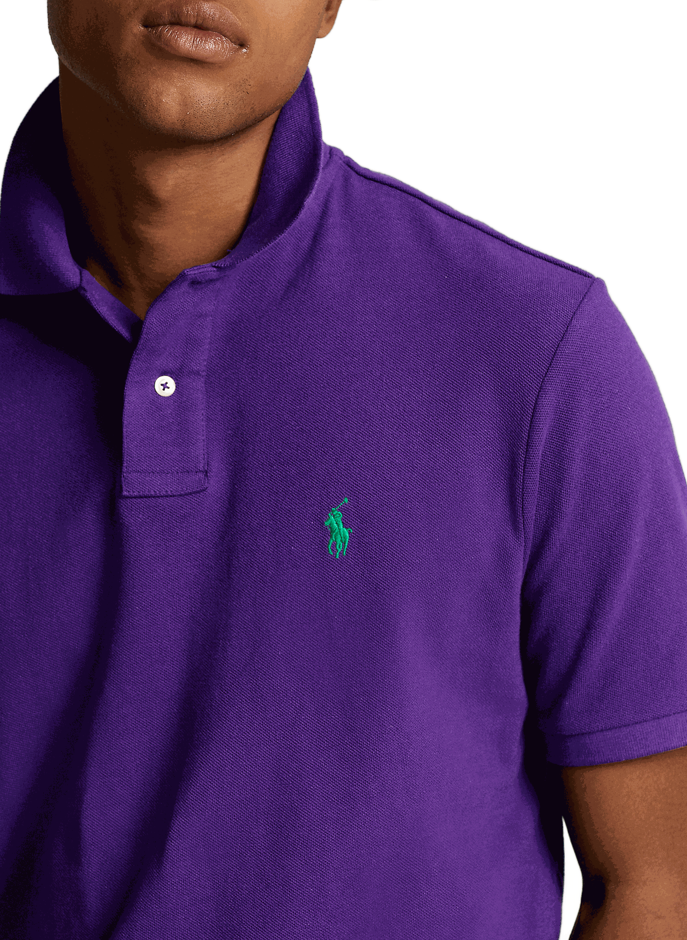 Polo en coton POLO RALPH LAUREN Violet
