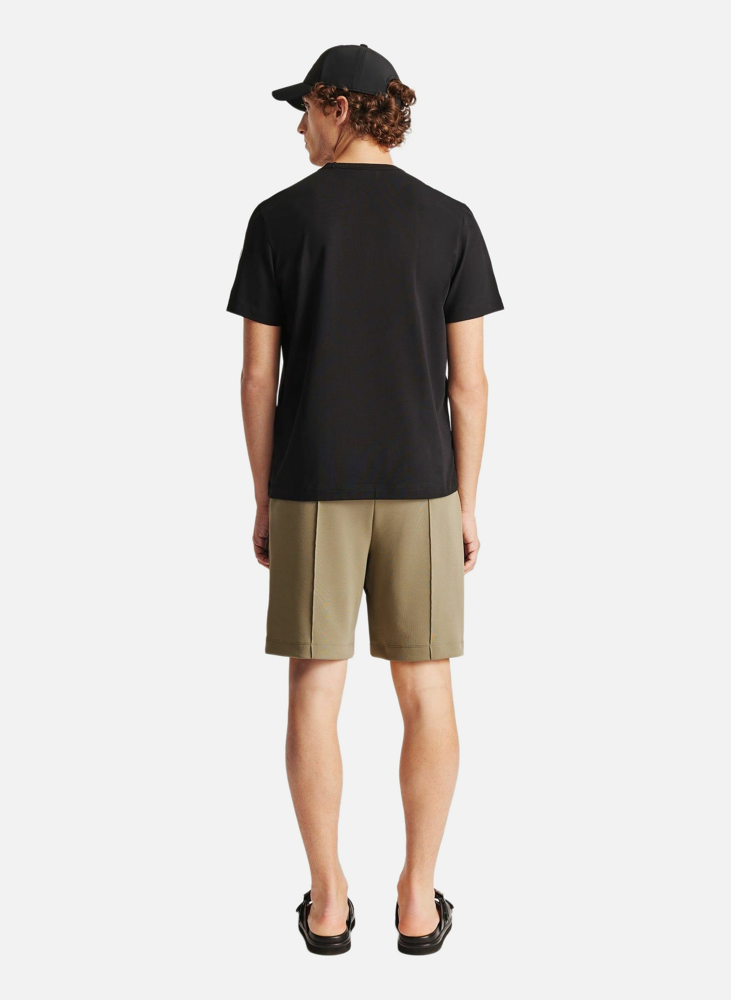 T-shirt riviere col rond coupe regular FUSALP Noir