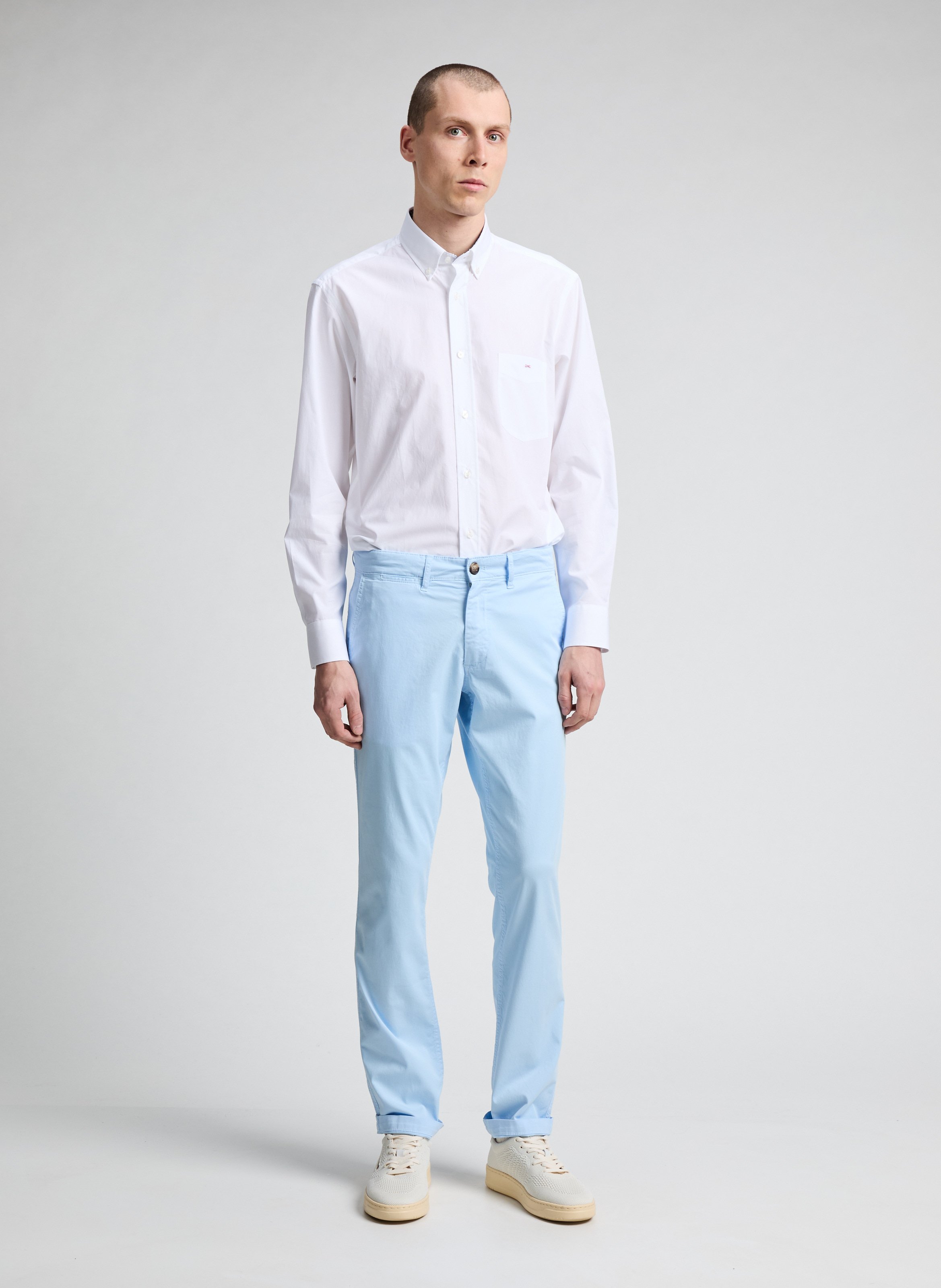 Chemise en coton EDEN PARK Blanc