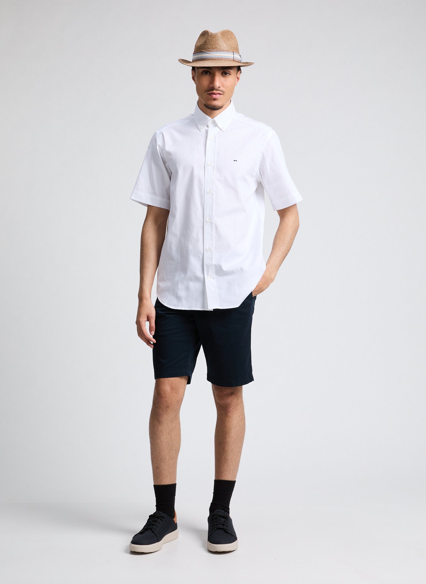 Chemise en coton EDEN PARK Blanc