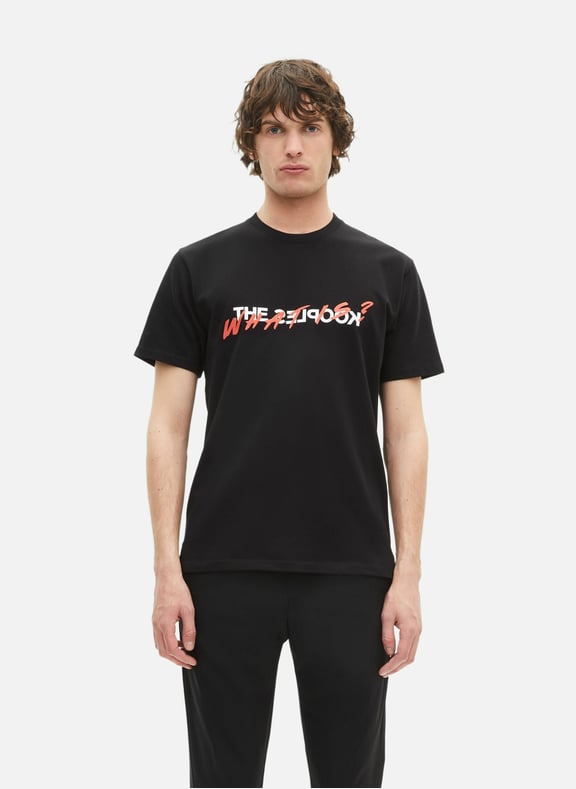 T-shirt logo iconique what is Noir by THE KOOPLES THE KOOPLES T-shirt logo iconique what is Noir