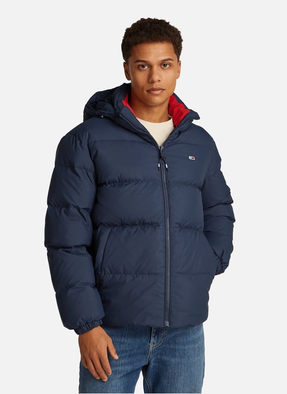 Doudoune à capuche Bleu by TOMMY HILFIGER TOMMY HILFIGER Doudoune à capuche Bleu